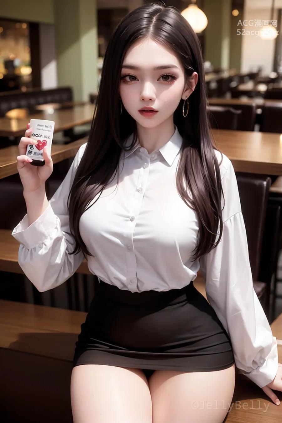 Anime Girl ] Nữ thư ký gợi cảm lén lút với tôi phần 2 JellyBelly [AI Generated] Part 13
