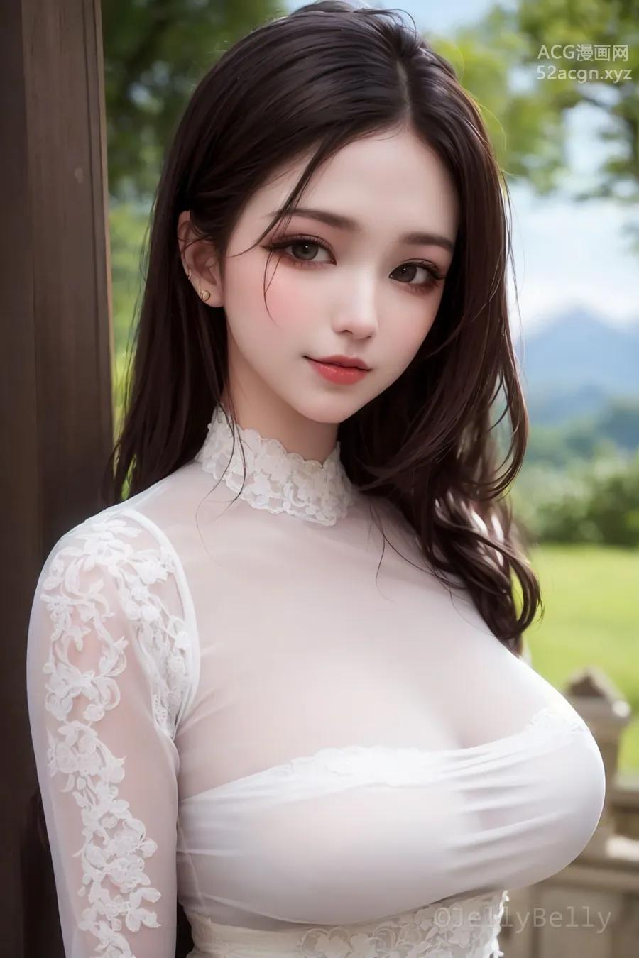 動漫女孩 ] 性感祕書NTR背著男友給我插 3部 果凍肚 [AI 生成] Part 1