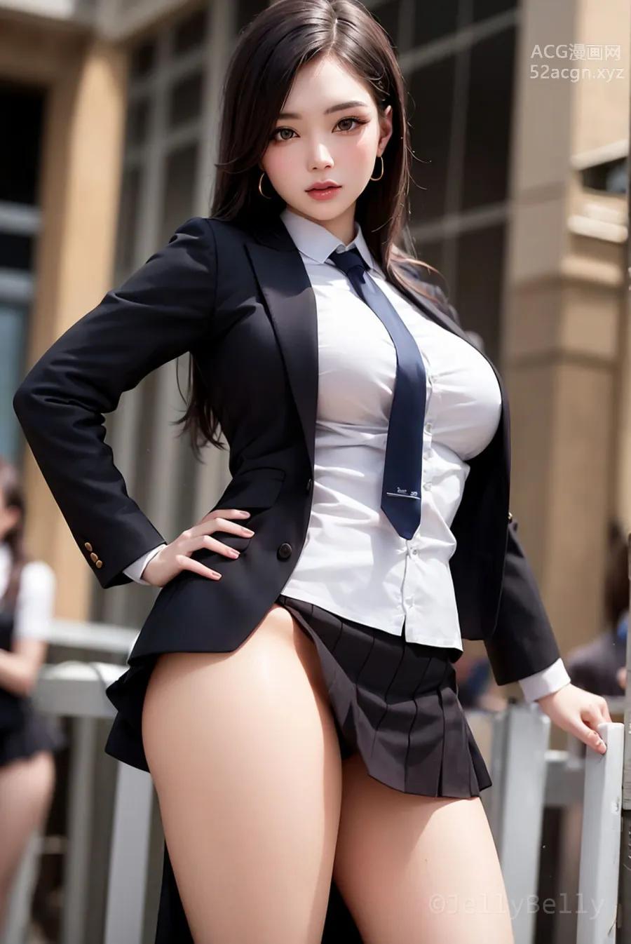 アニメガール] セクシーな秘書NTRで男友に隠れて私に挿入 3部 JellyBelly [AI生成] Part 11