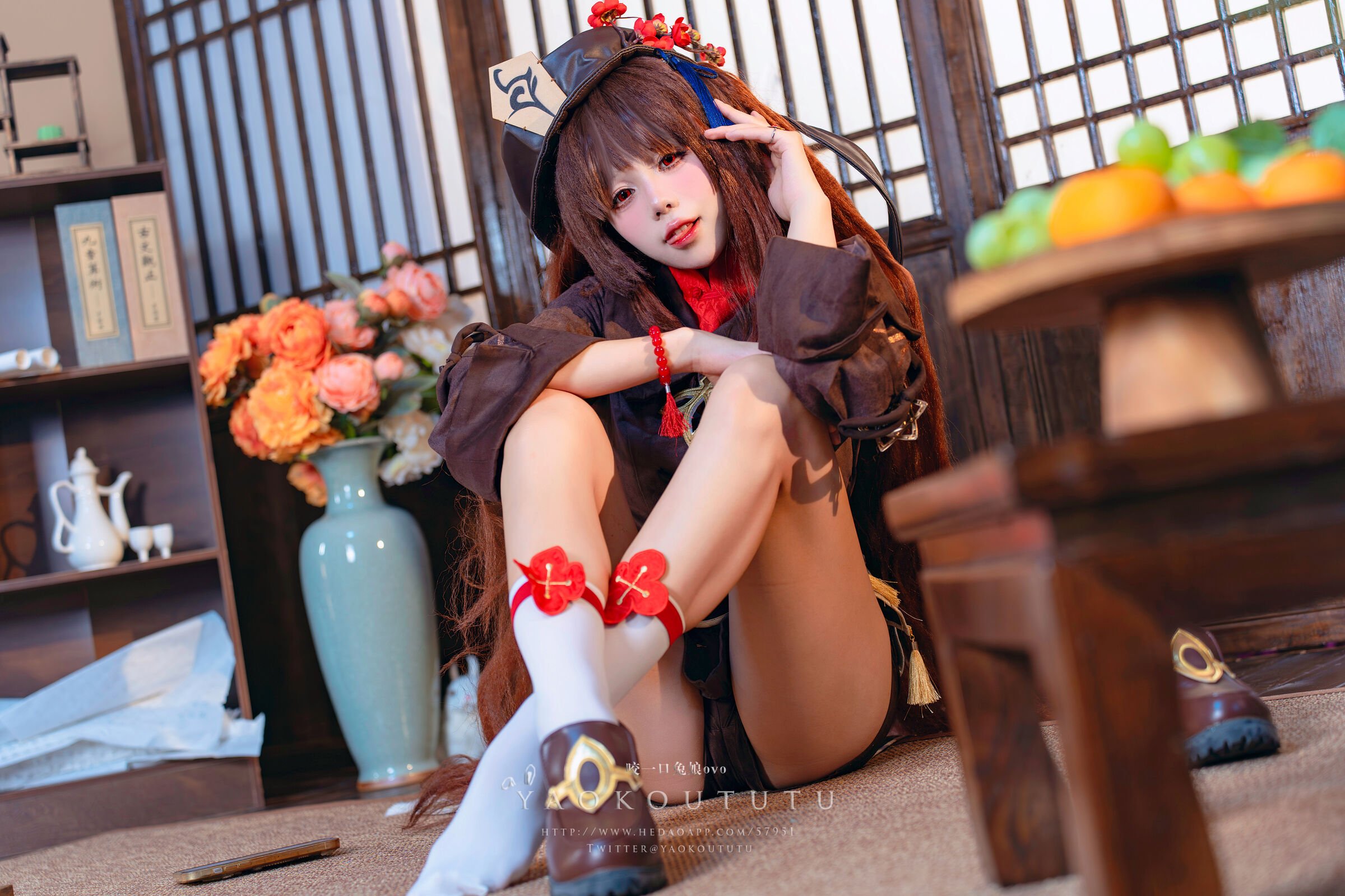 Take a bite of the rabbit girl ovo 『Wangsheng Hall Master Hu Tao』