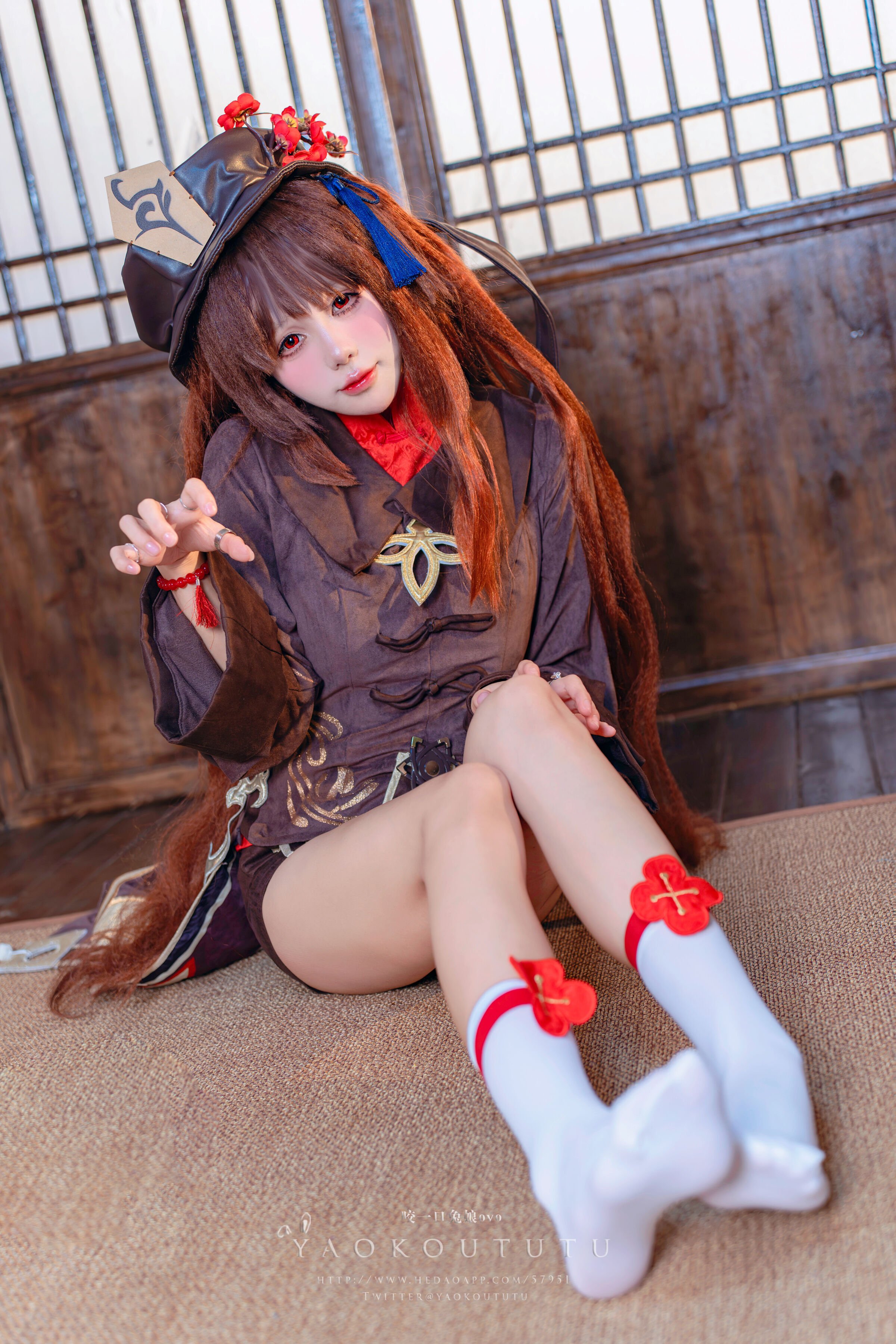Take a bite of the rabbit girl ovo 『Wangsheng Hall Master Hu Tao』