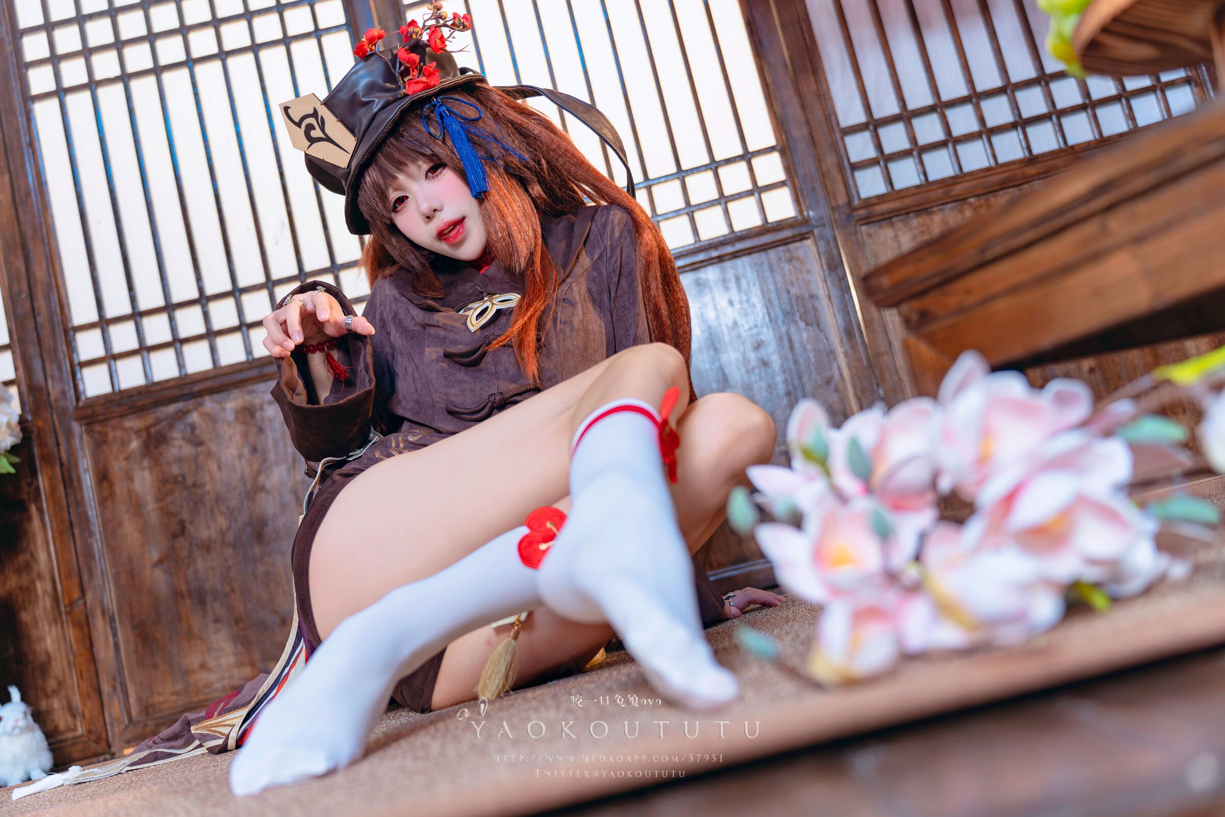 Take a bite of the rabbit girl ovo 『Wangsheng Hall Master Hu Tao』