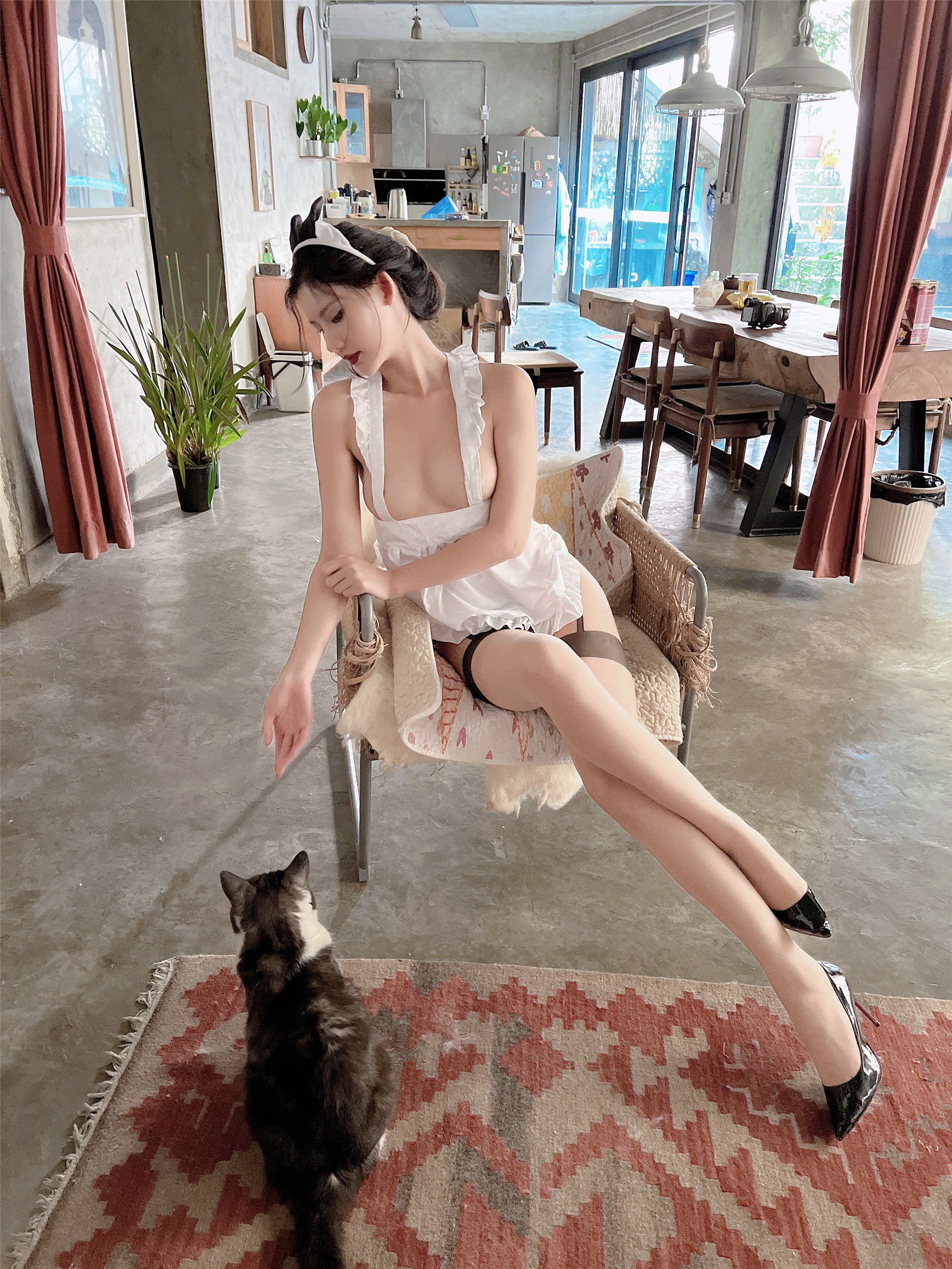 就是阿朱啊 - 女仆与猫 40P