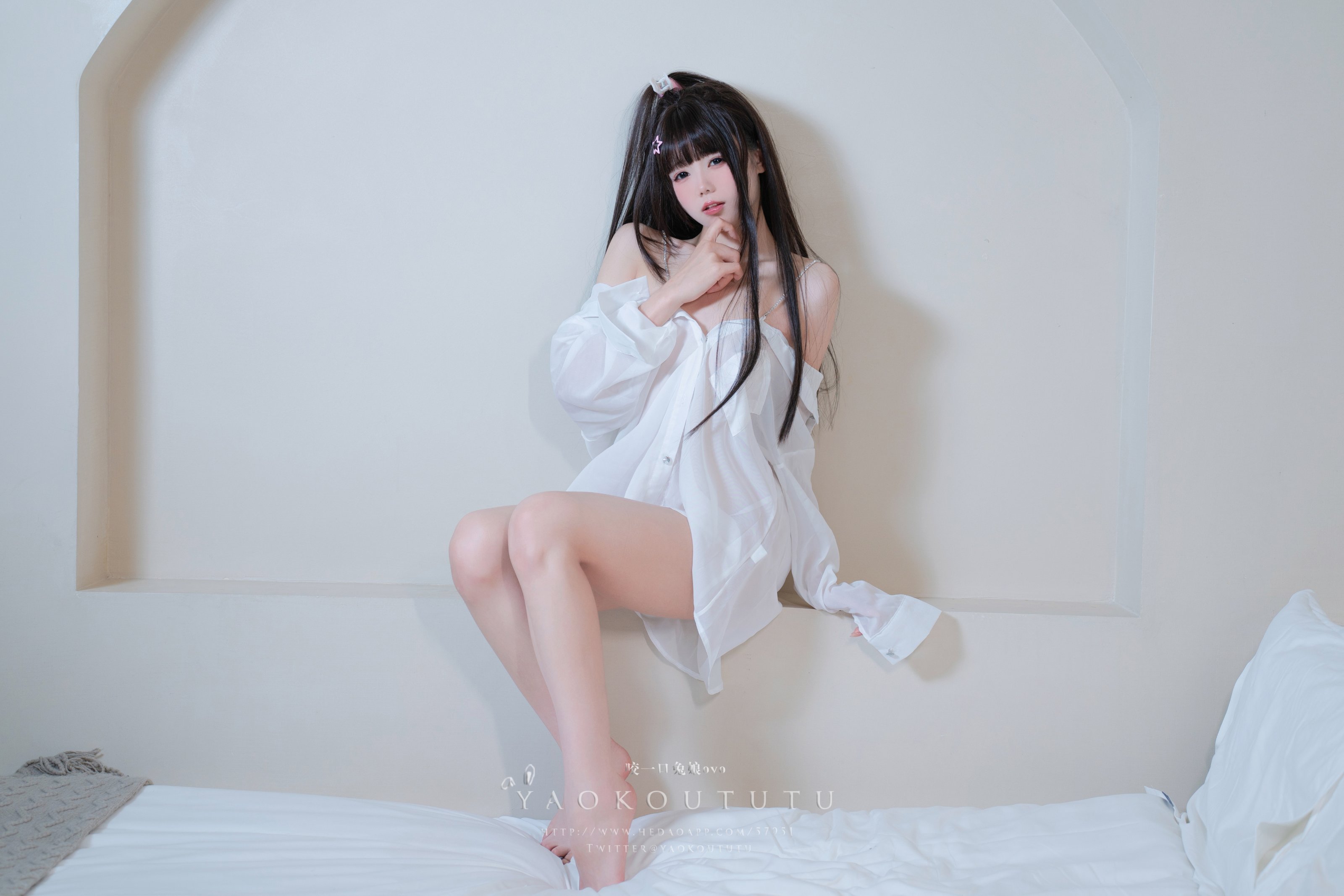 咬一口兔娘ovo - Boyfriend s shirt 男友衬衣