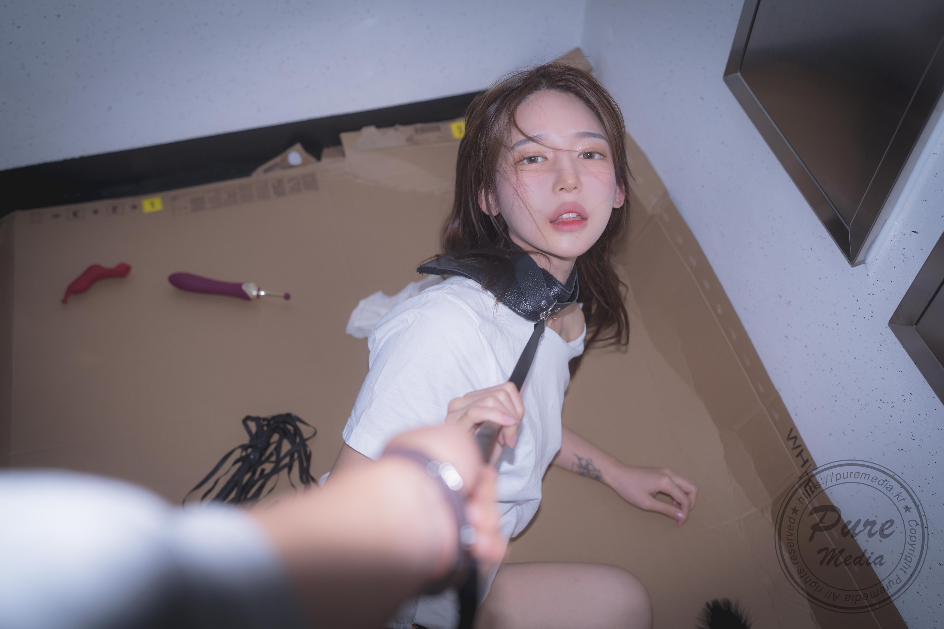 Pure Media] Vol.265 - 葉哈 (예하) 饑餓的賤人在樓梯間