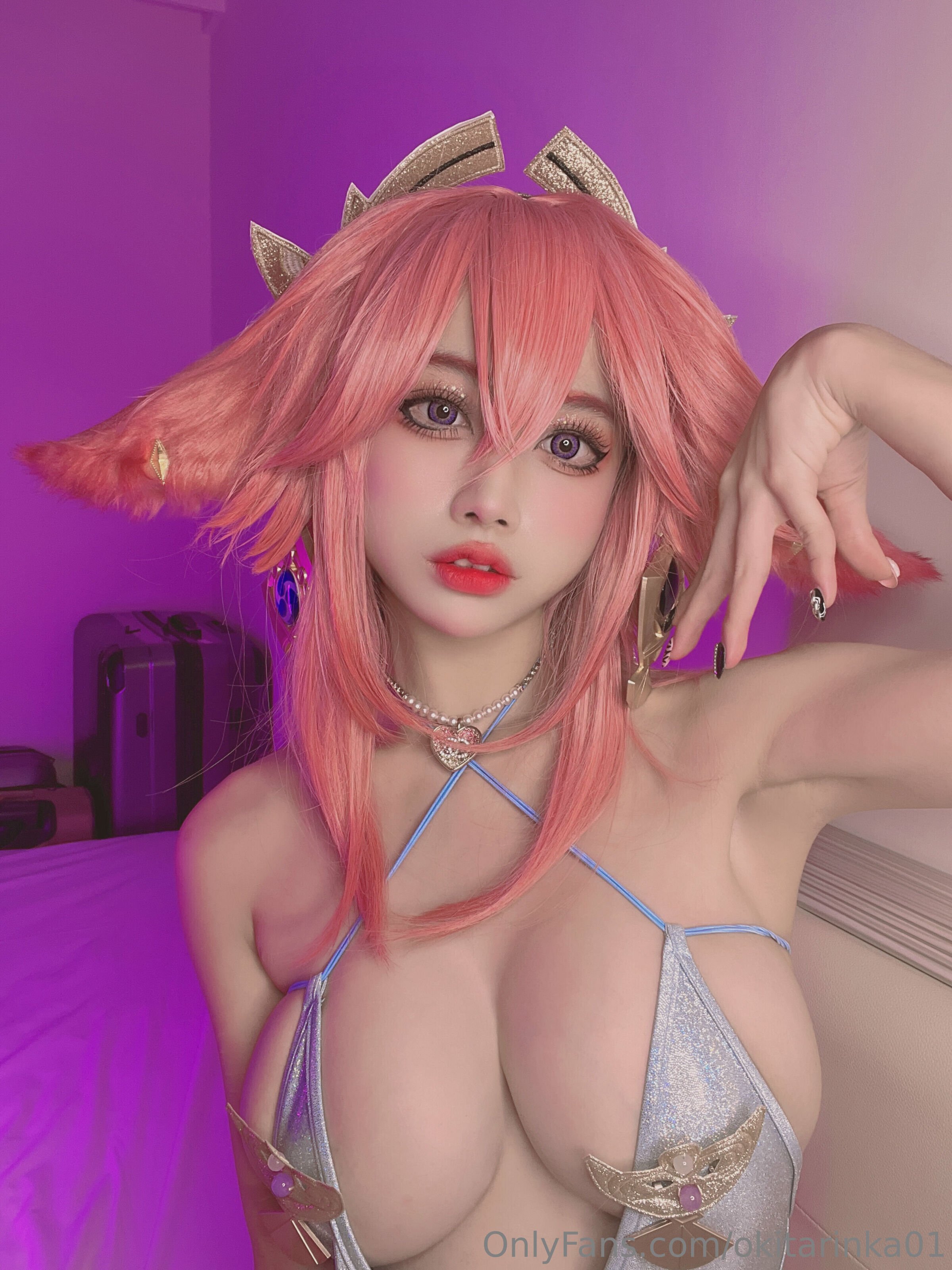 Okita Rinka Yae Miko Cosplay