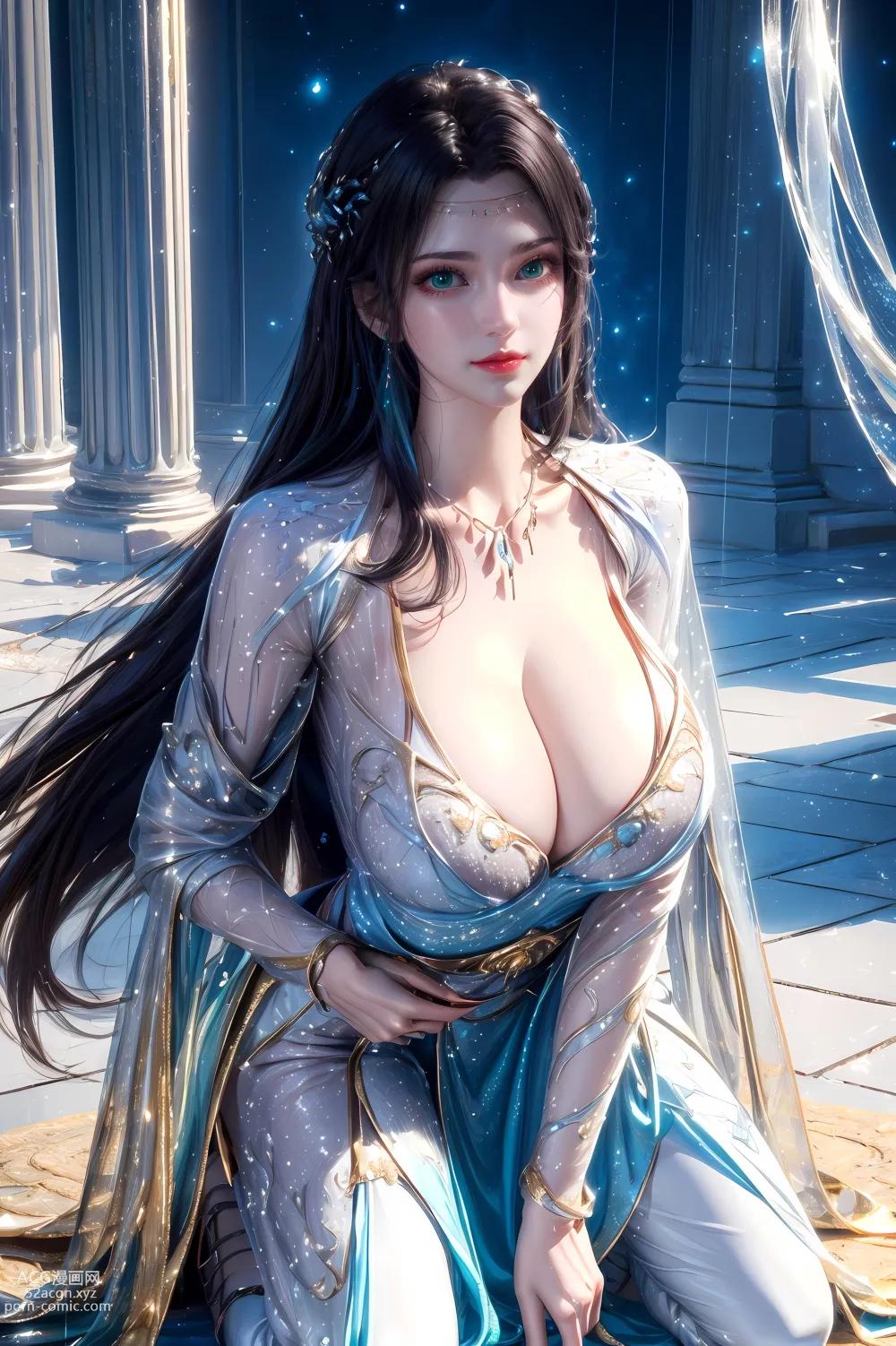 Kuzan AI动漫女角：斗破苍穹云韵冬日之华 37P