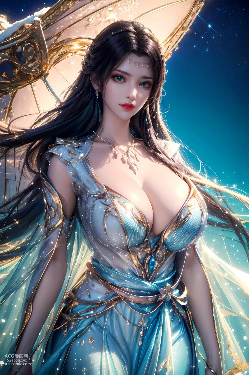 Kuzan AI动漫女角：斗破苍穹云韵冬日之华 37P
