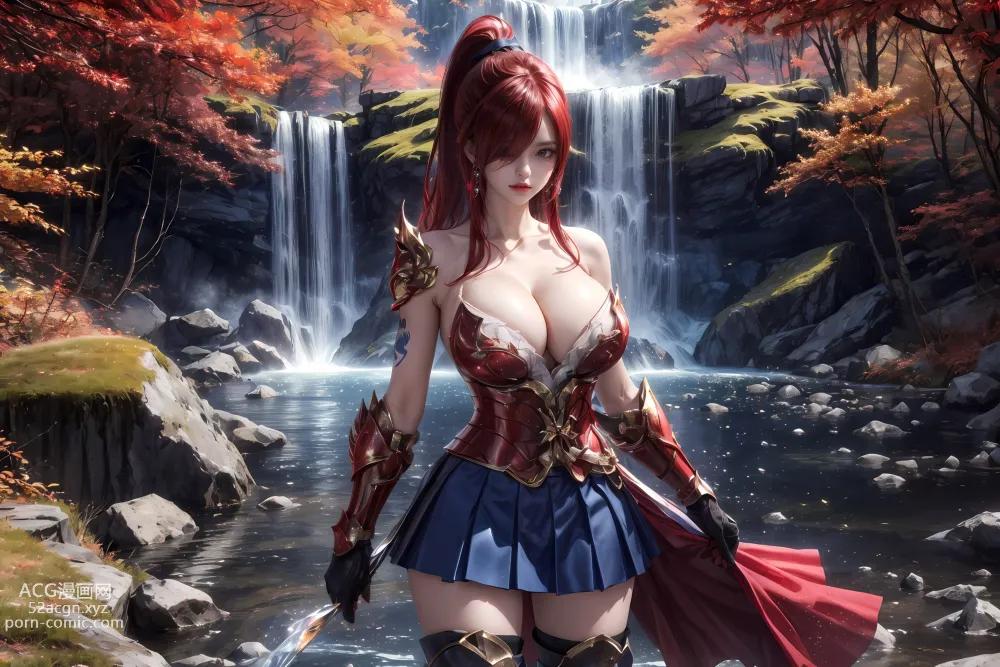 Anime Girl ] 【kuzan】Fairy Tail - Erza (Nguyệt Hạ Dao Đài) 60