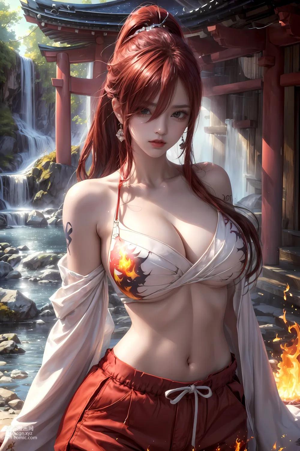 Anime Girl ] 【kuzan】Fairy Tail - Erza (Nguyệt Hạ Dao Đài) 60