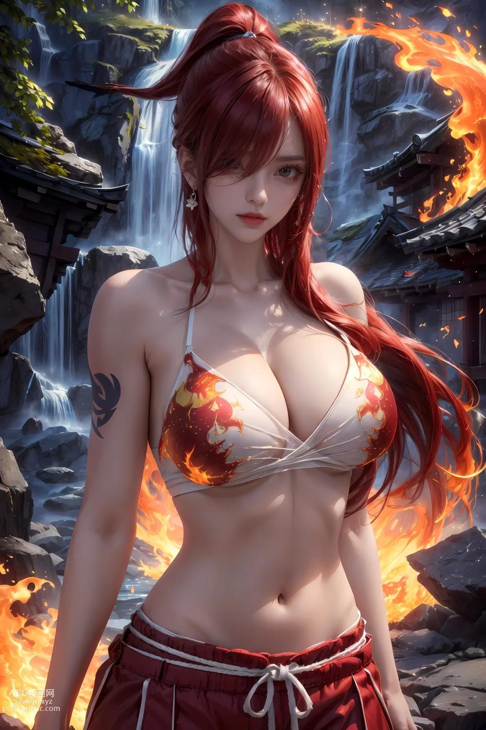 Anime Girl ] 【kuzan】Fairy Tail - Erza (Nguyệt Hạ Dao Đài) 60