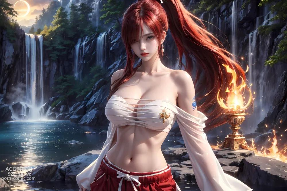 Anime Girl ] 【kuzan】Fairy Tail - Erza (Nguyệt Hạ Dao Đài) 60