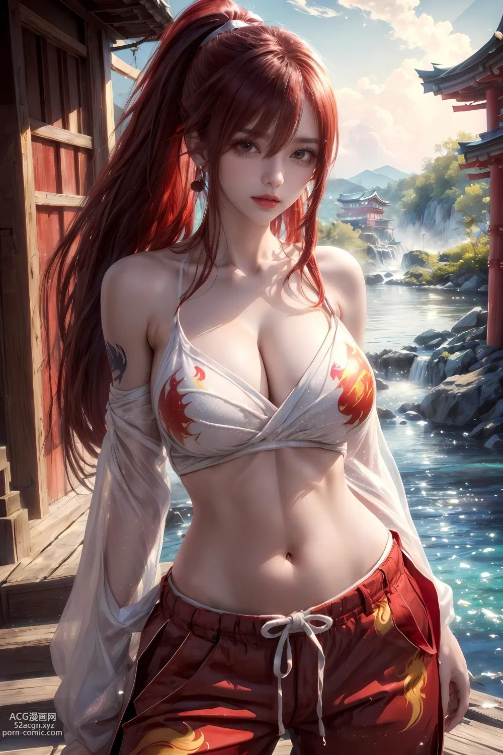 Anime Girl ] 【kuzan】Fairy Tail - Erza (Nguyệt Hạ Dao Đài) 60