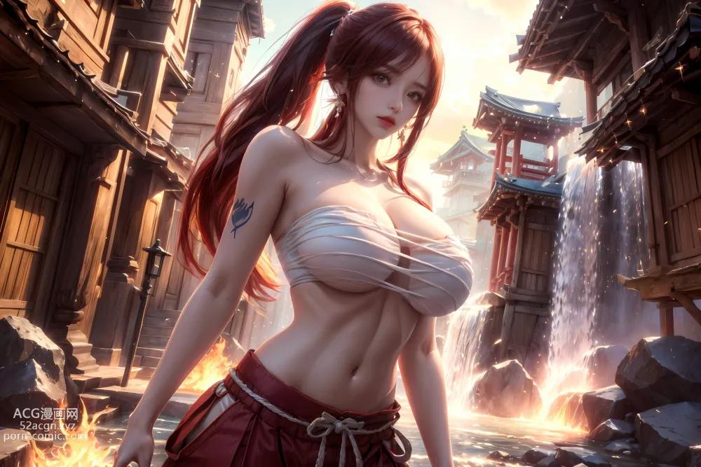 Anime Girl ] 【kuzan】Fairy Tail - Erza (Nguyệt Hạ Dao Đài) 60