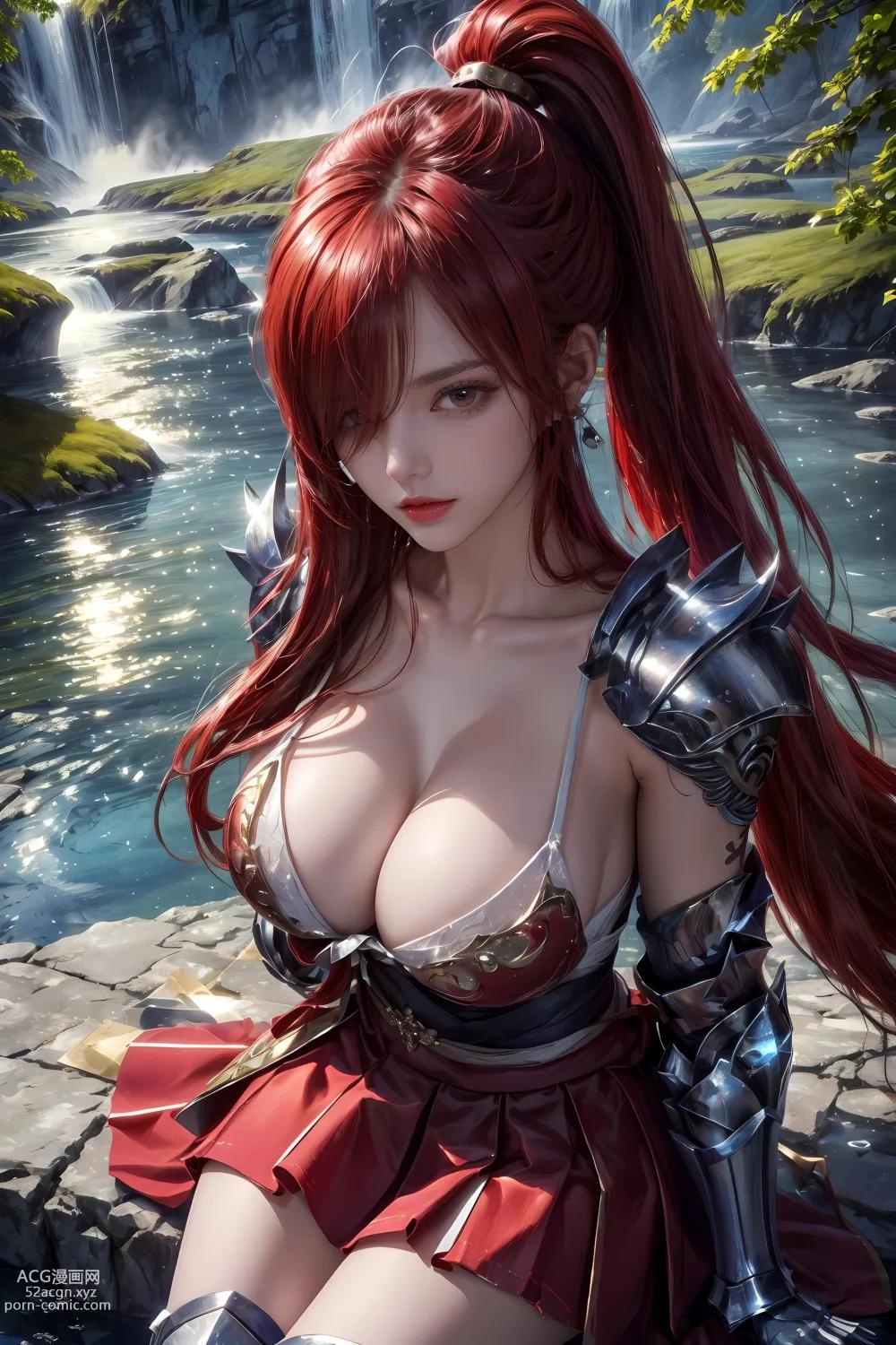 Anime Girl ] 【kuzan】Fairy Tail - Erza (Nguyệt Hạ Dao Đài) 60