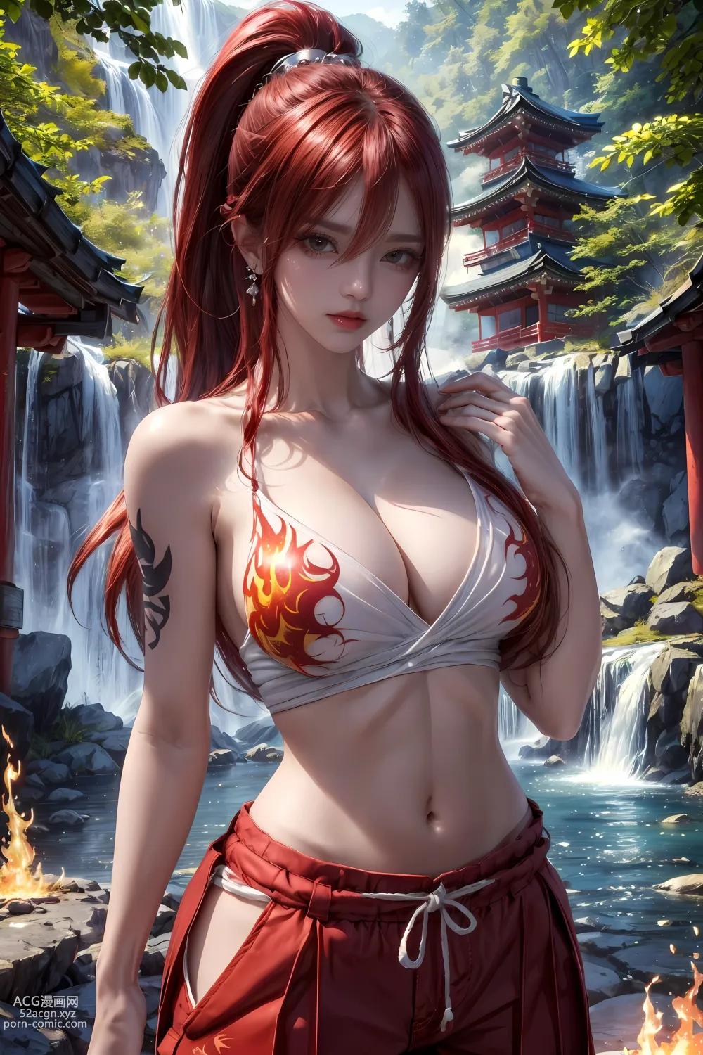 Anime Girl ] 【kuzan】Fairy Tail - Erza (Nguyệt Hạ Dao Đài) 60