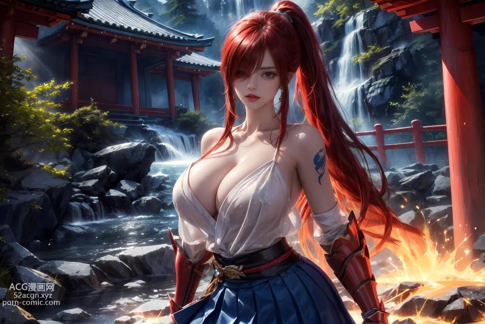 Anime Girl ] 【kuzan】Fairy Tail - Erza (Nguyệt Hạ Dao Đài) 60