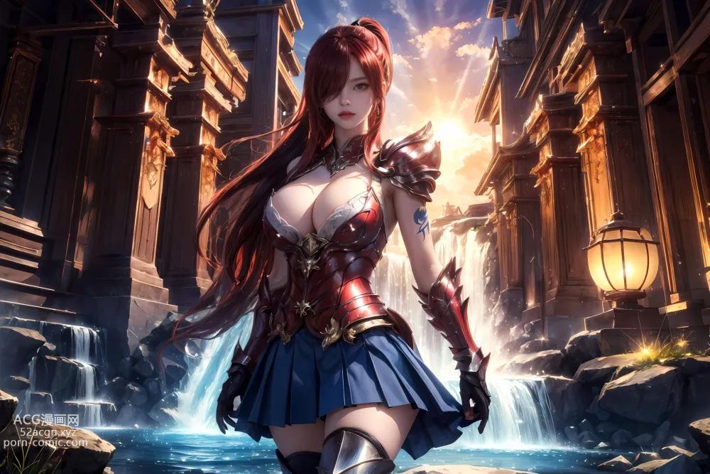 Anime Girl ] 【kuzan】Fairy Tail - Erza (Nguyệt Hạ Dao Đài) 60