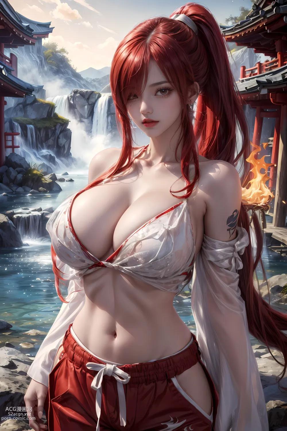 Anime Girl ] 【kuzan】Fairy Tail - Erza (Nguyệt Hạ Dao Đài) 60