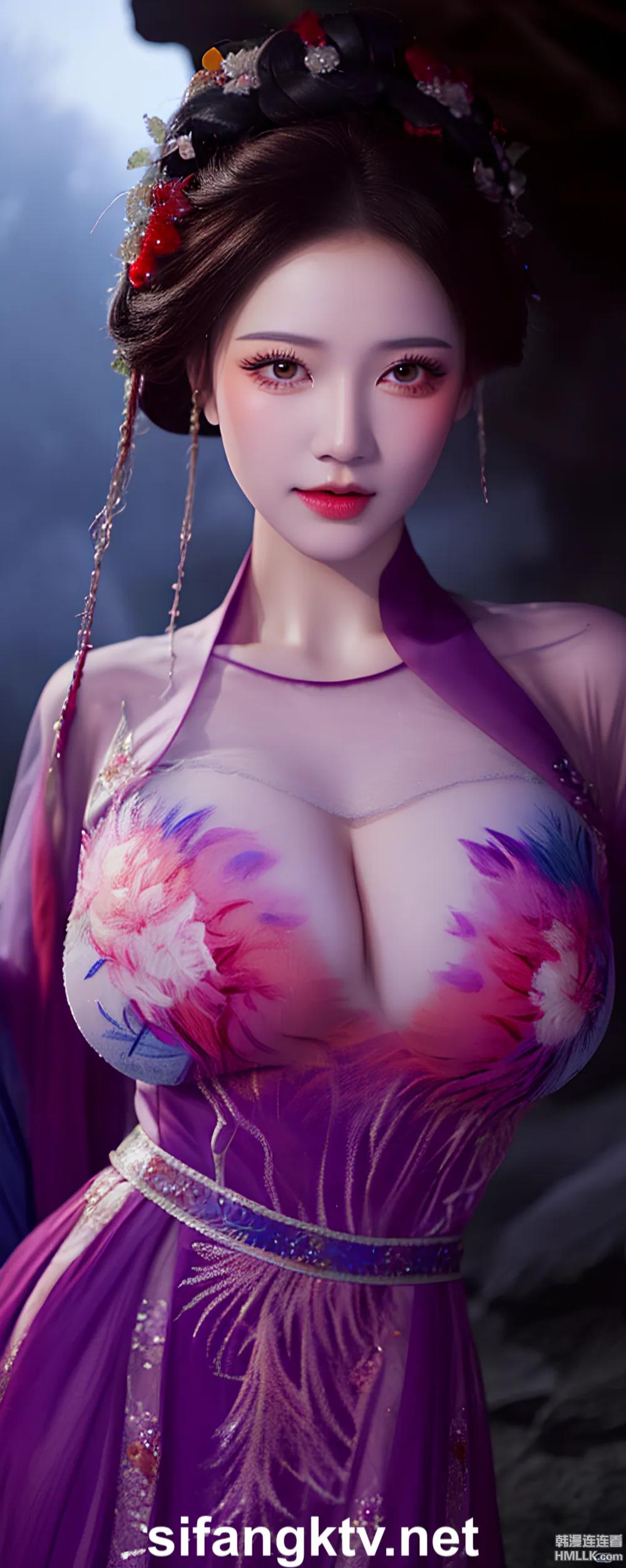 動漫女孩] 蜘蛛豎長屏 – AI繪圖合集第四彈