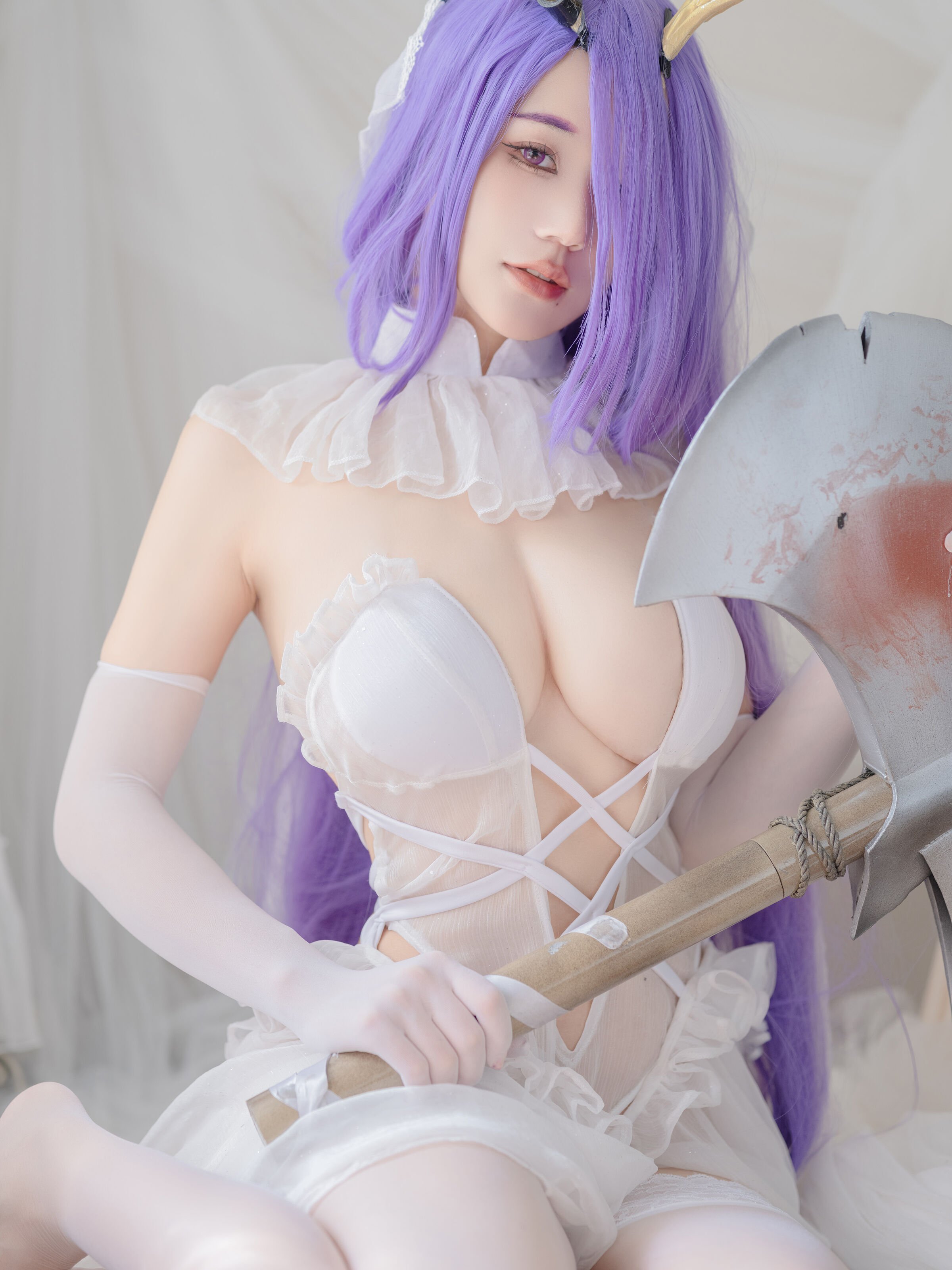 小仓千代w 金鹿 婚纱 AZURLANE