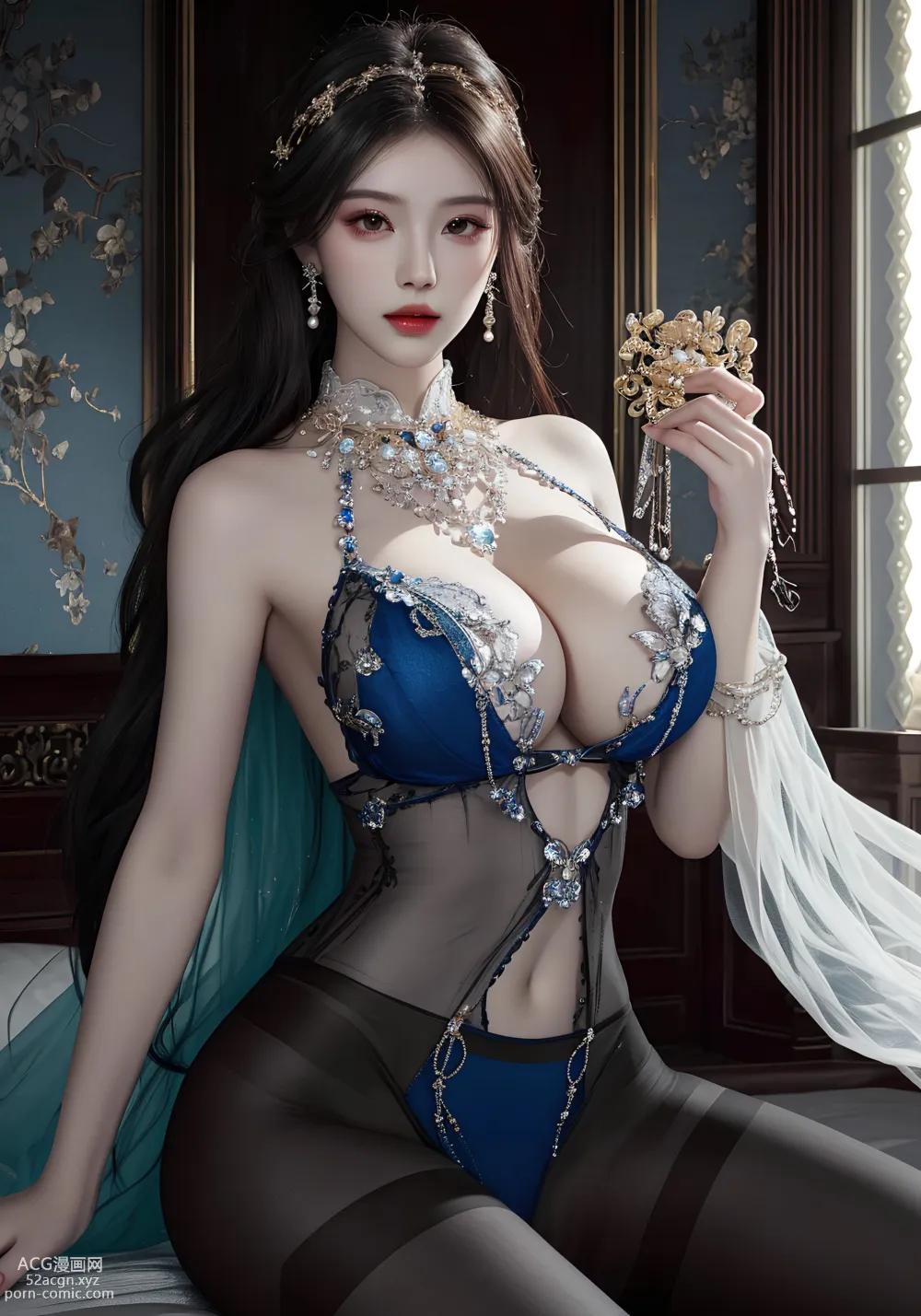Anime Girl ] [Vị Mỹ] Phong Nghi (queen) – AI hội họa chất lượng cao cổ phong tập ảnh