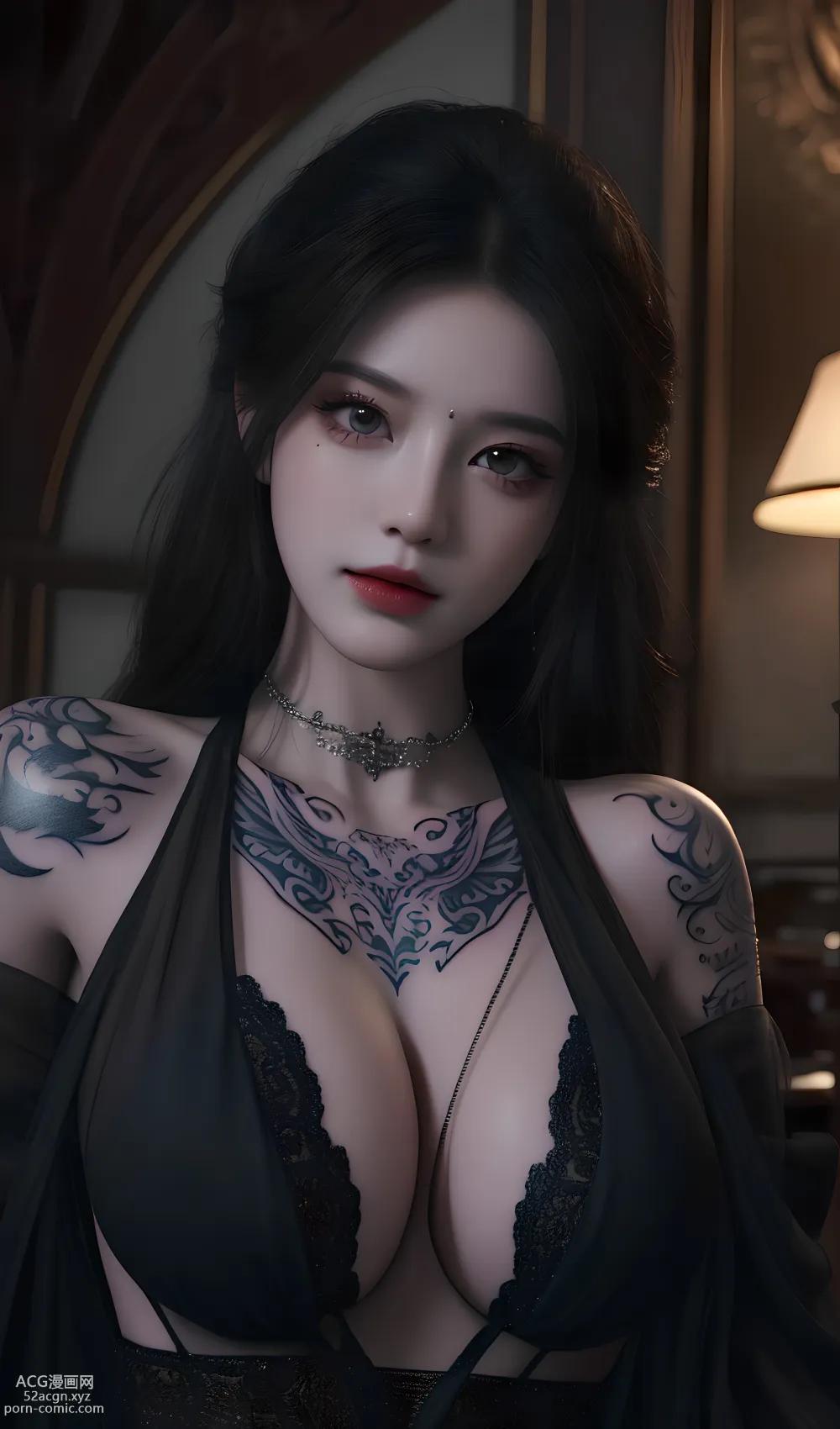 [ Anime Girl ] [唯美] 夜魅 – Ai绘画高质量古风图集