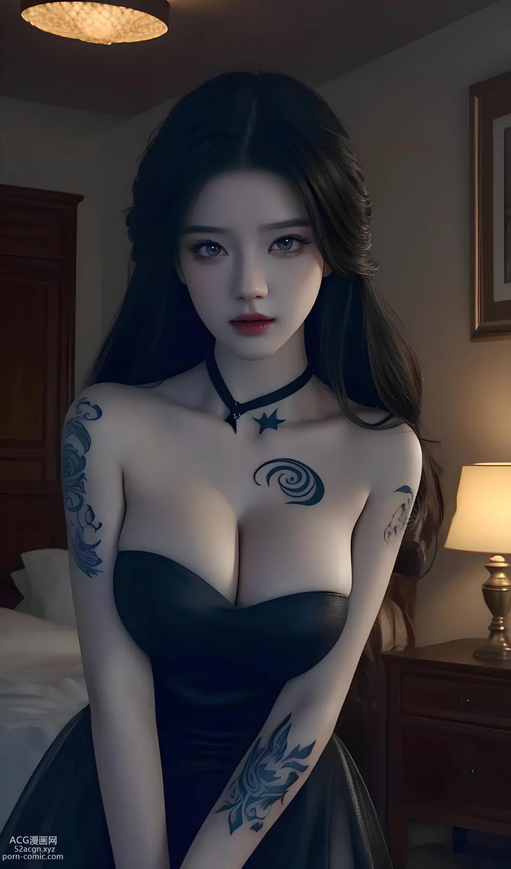[ Anime Girl ] [唯美] 夜魅 – Ai绘画高质量古风图集