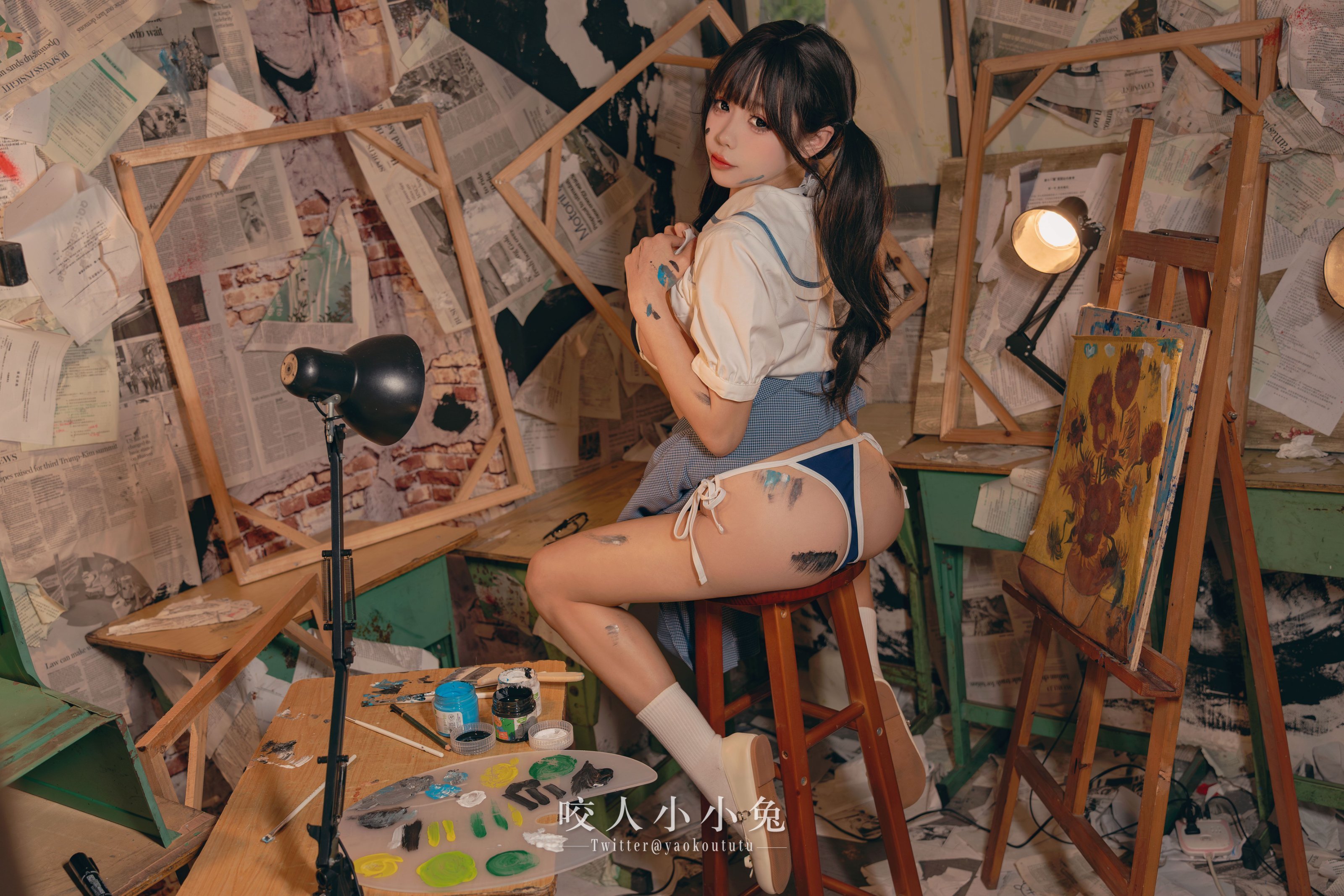 兎娘を一口かむ ovo - 未成名画作