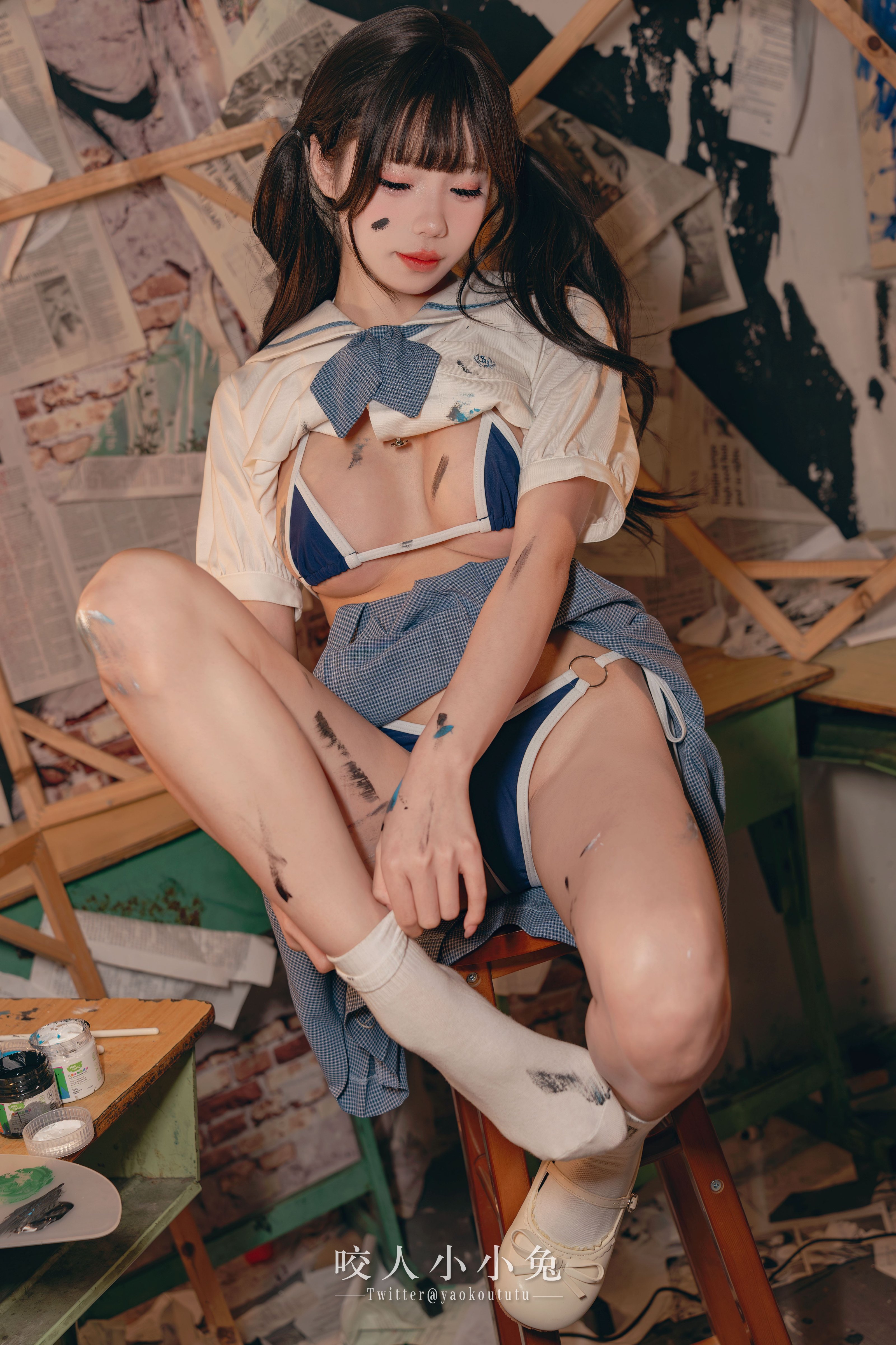 兎娘を一口かむ ovo - 未成名画作