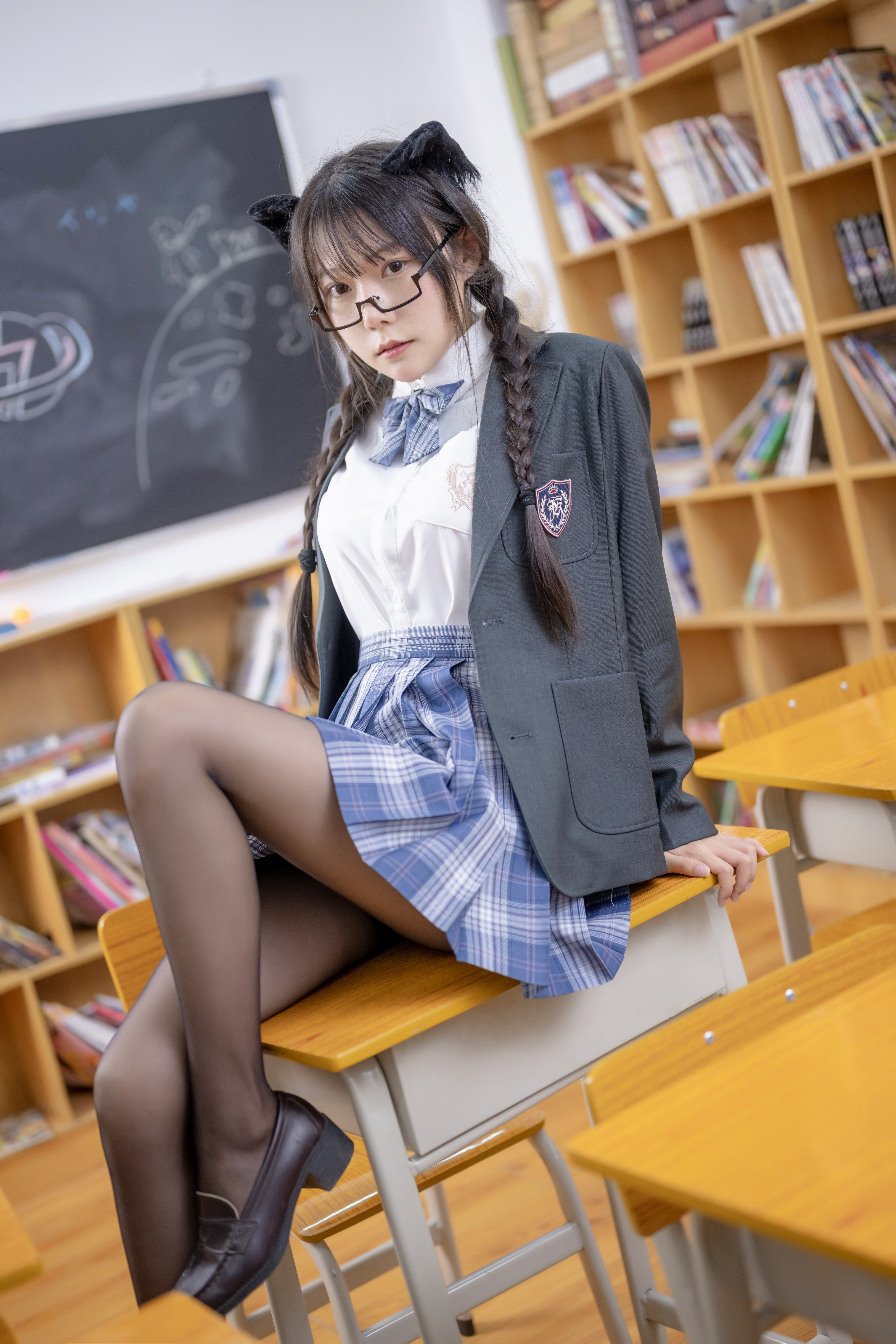 JK 코스프레 香草喵露露 - 小露乱撞 JK制服 갤러리