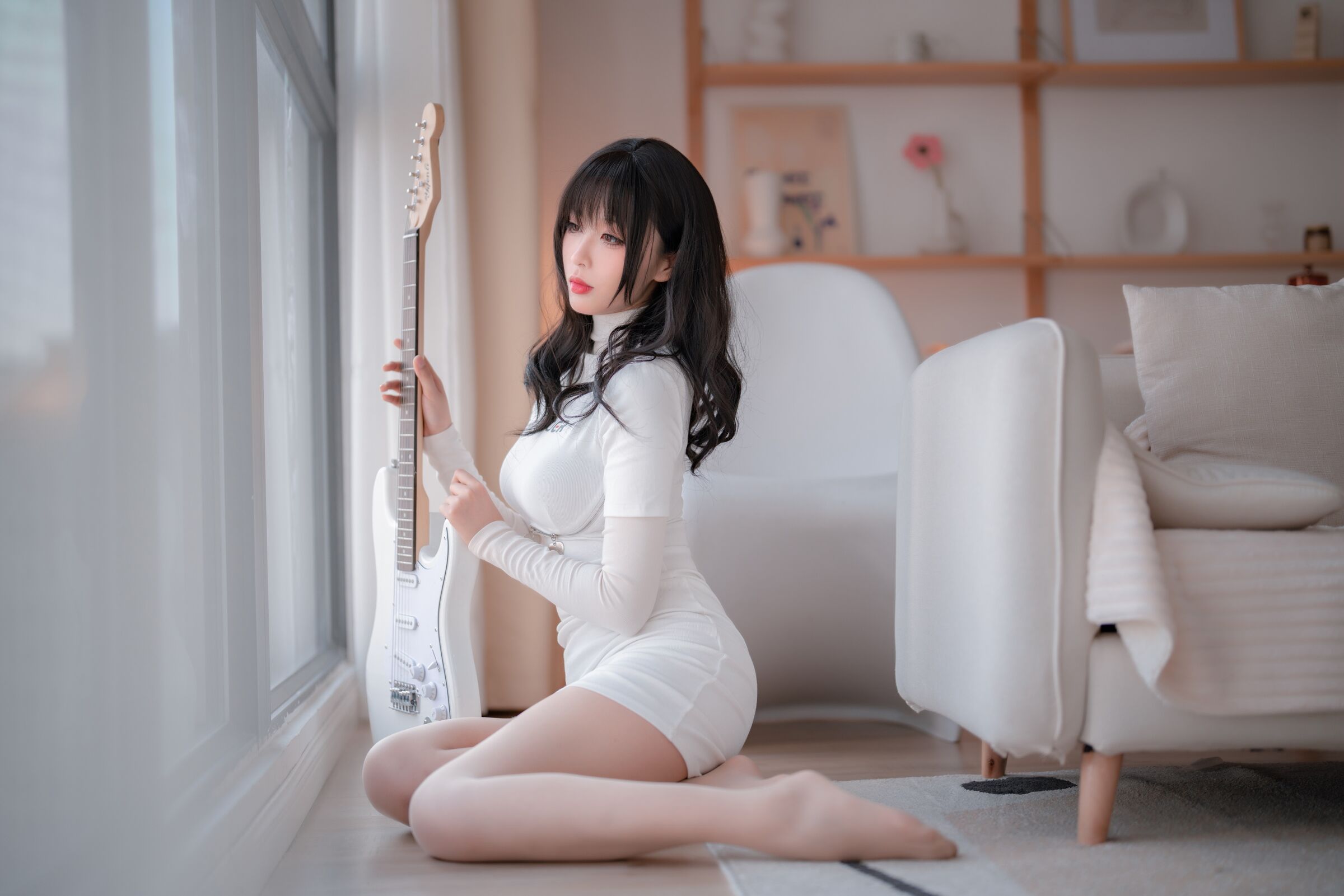 軒蕭學姐 吉他妹妹肉絲套