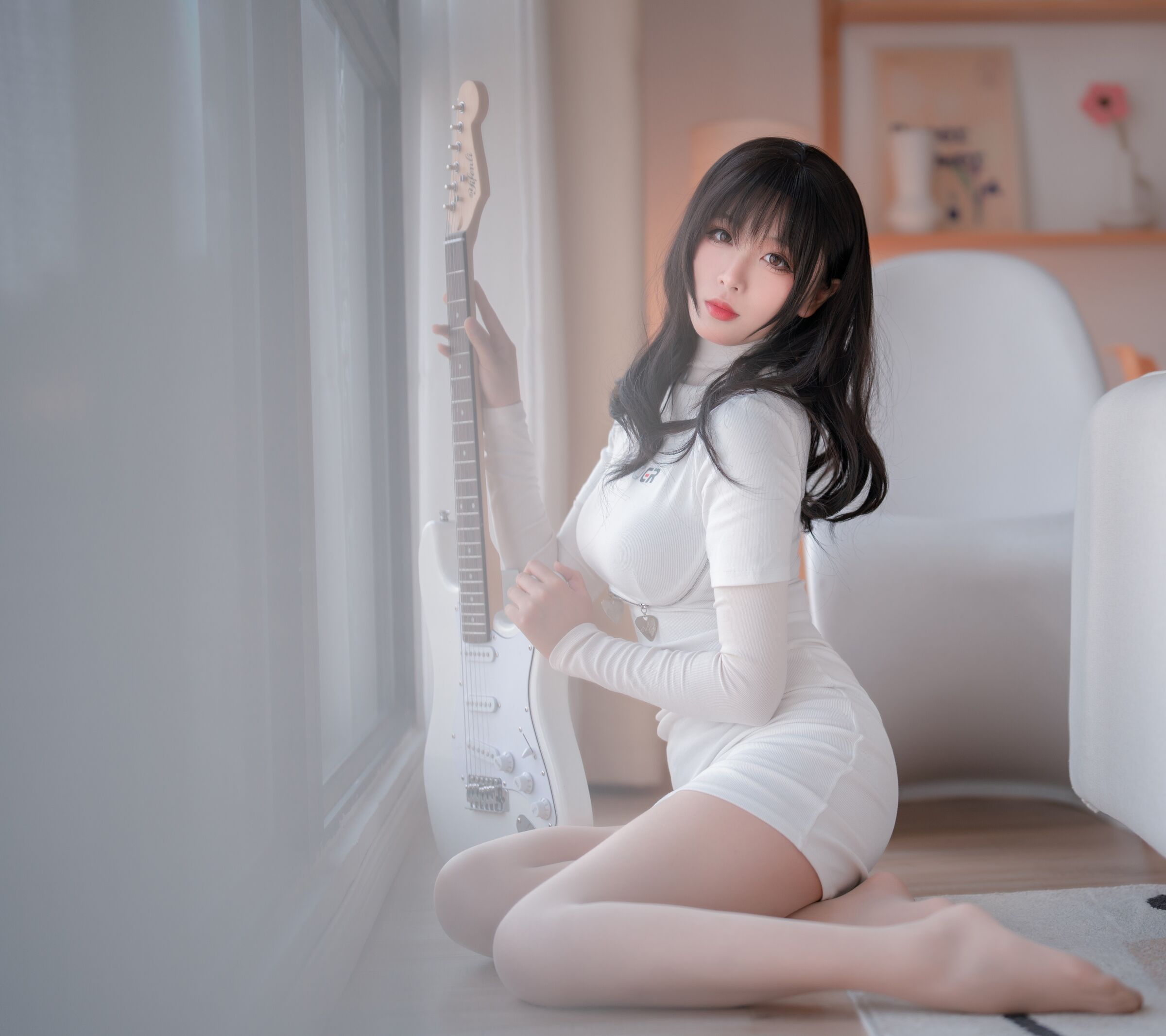 軒蕭學姐 吉他妹妹肉絲套