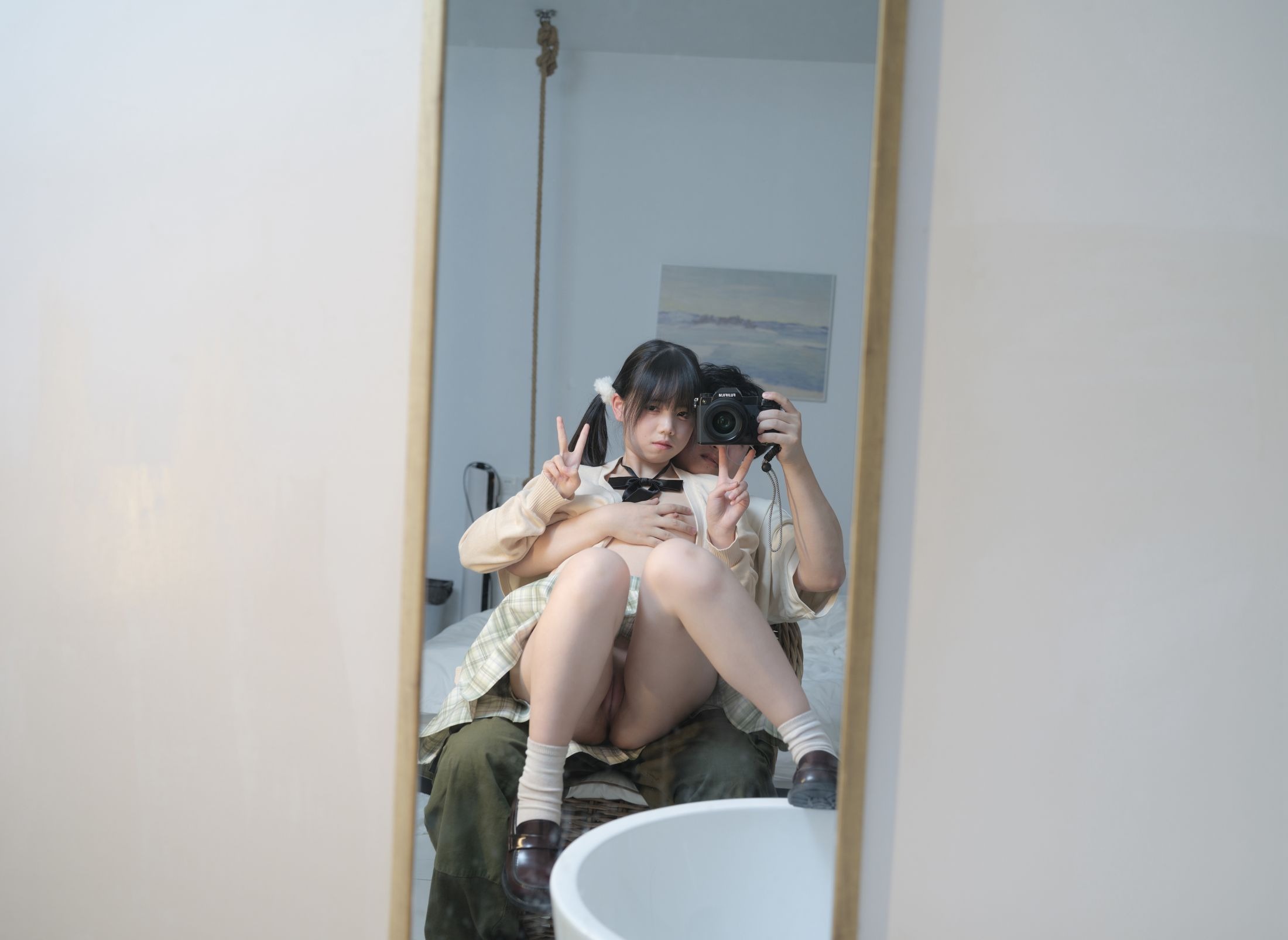 ชุด JK 小鱼 - JK学妹 Gallery 158P