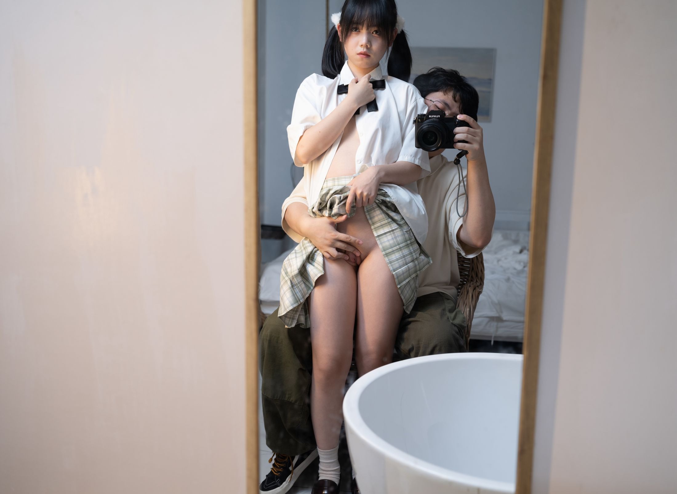 ชุด JK 小鱼 - JK学妹 Gallery 158P