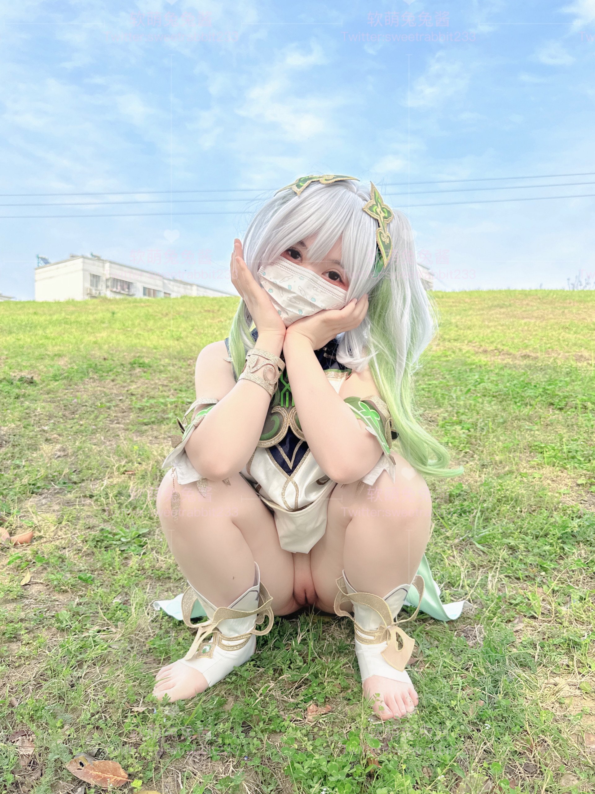 Ruan Meng Tu Tu Jiang - Nahida với GIF