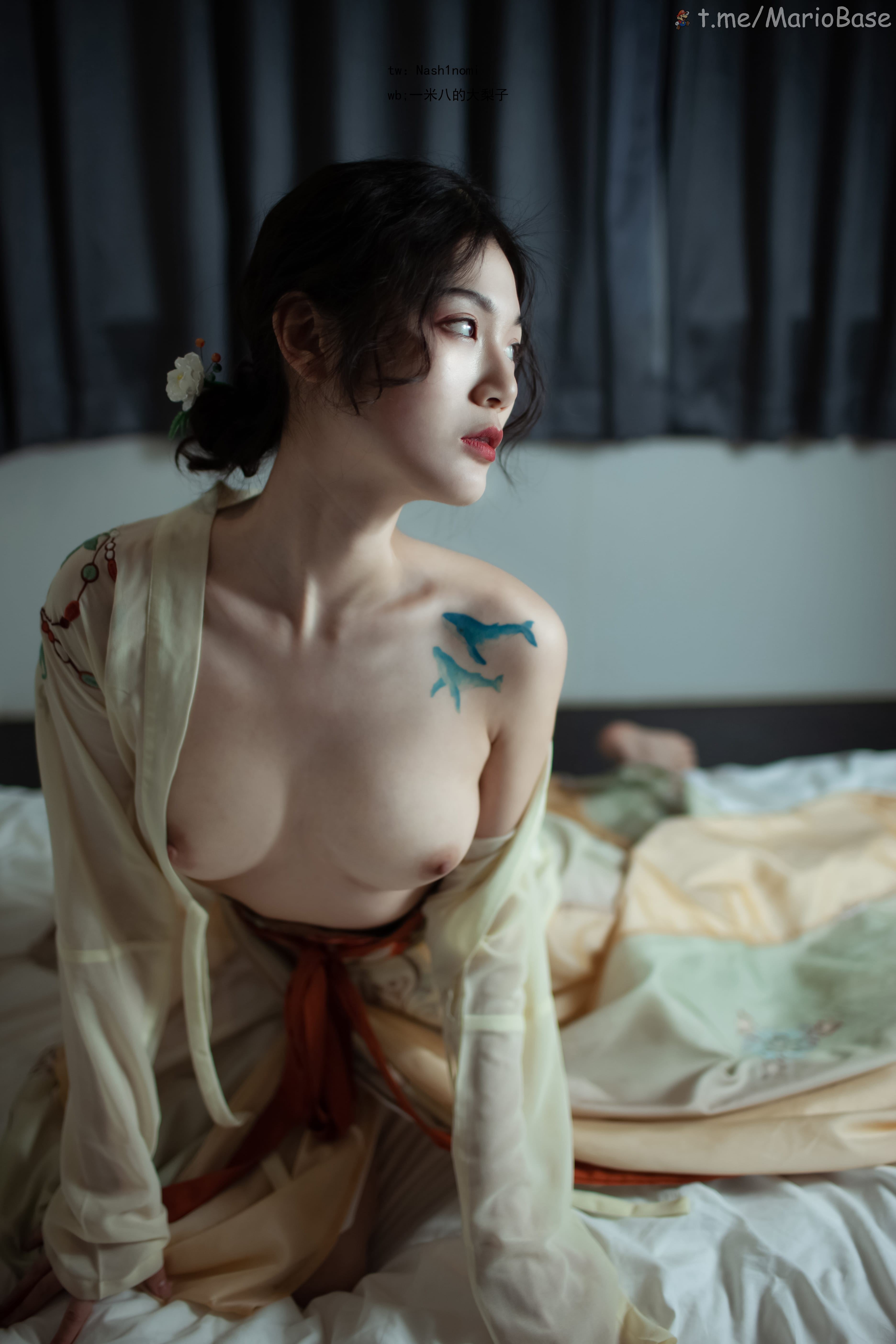 Yimiba De Dalizi ฮั่นฟู่เปิดเผย 13P เซ็ตภาพรอยสัก