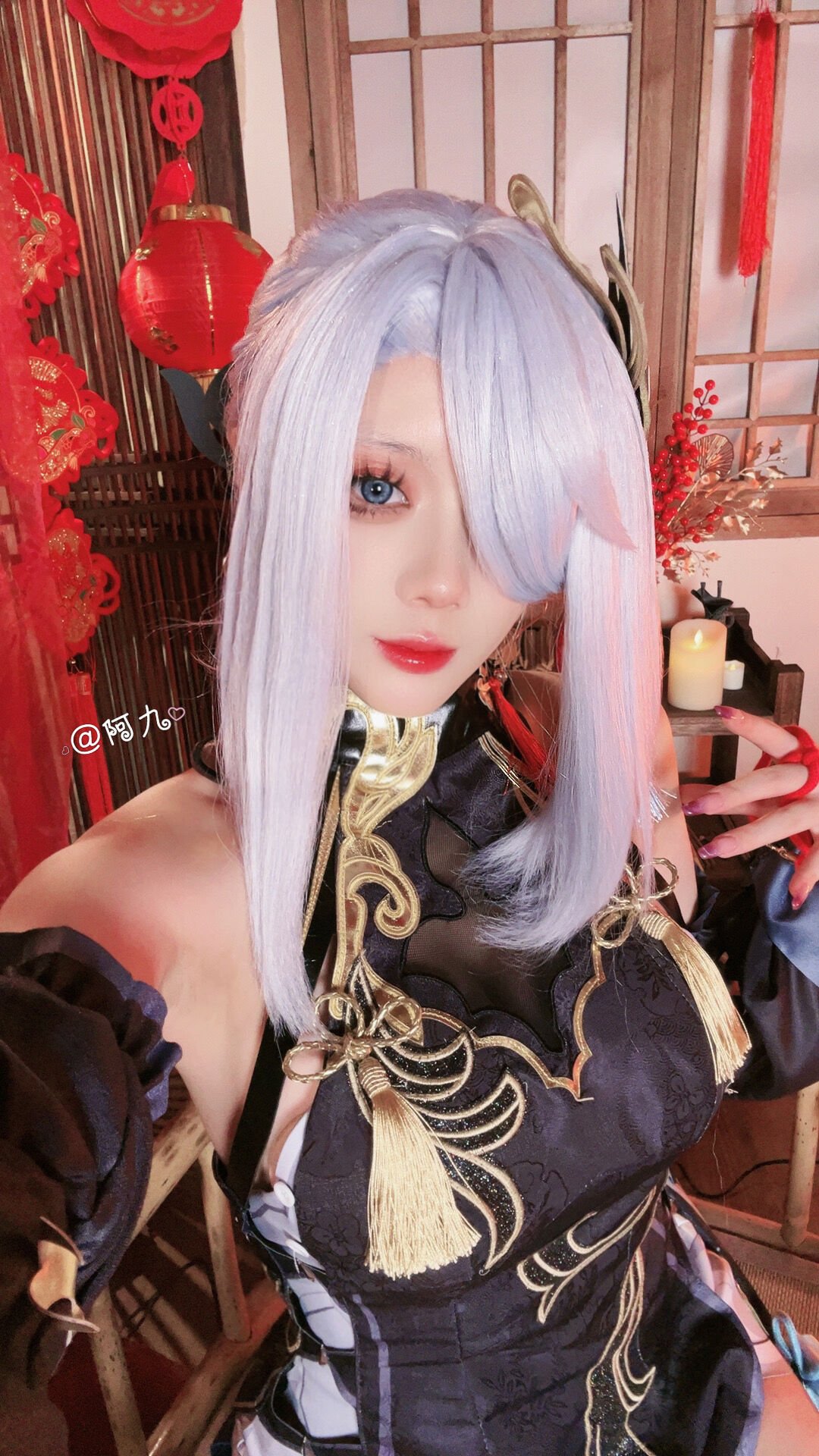九言] 申鶴冷花幽露旗袍單人版