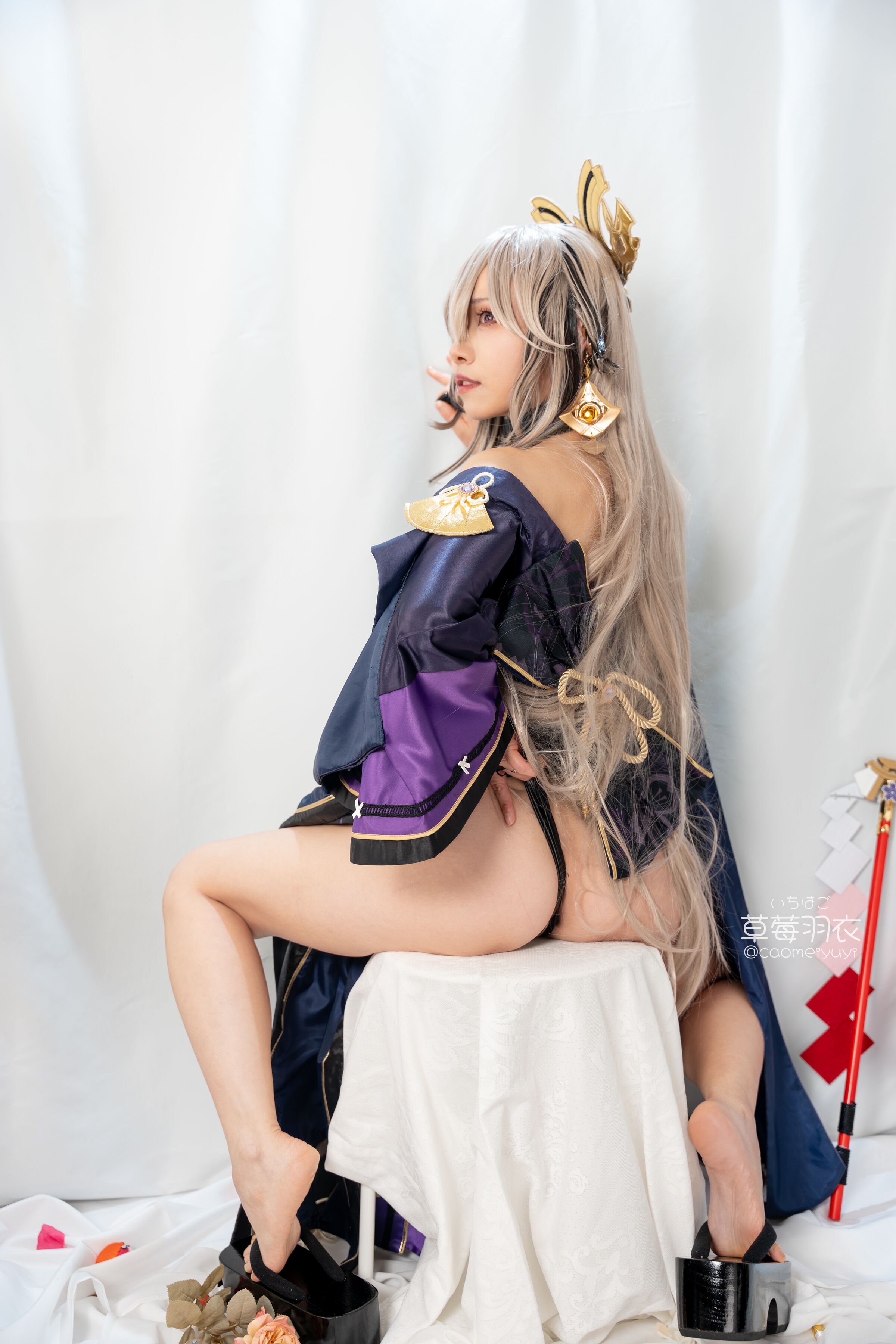 Thảo Mơ Vũ Y] [Đen Gyaru Yae Miko] Màu Mực Anh Đào Của Đêm Sinh Nhã Nghệ