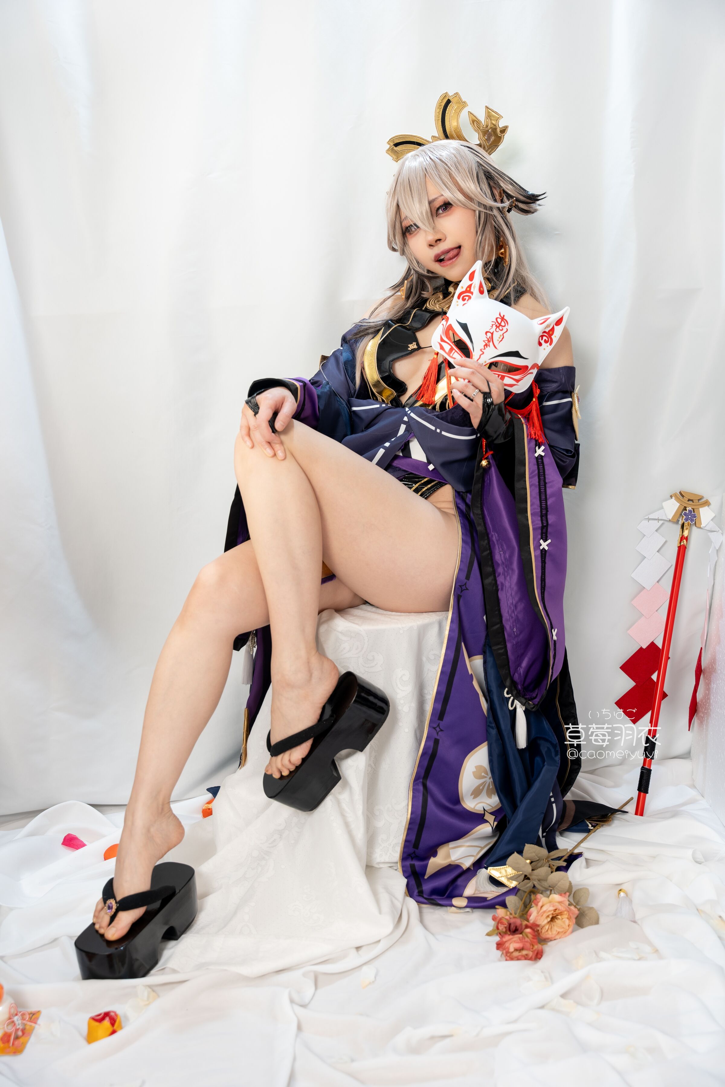 Thảo Mơ Vũ Y] [Đen Gyaru Yae Miko] Màu Mực Anh Đào Của Đêm Sinh Nhã Nghệ