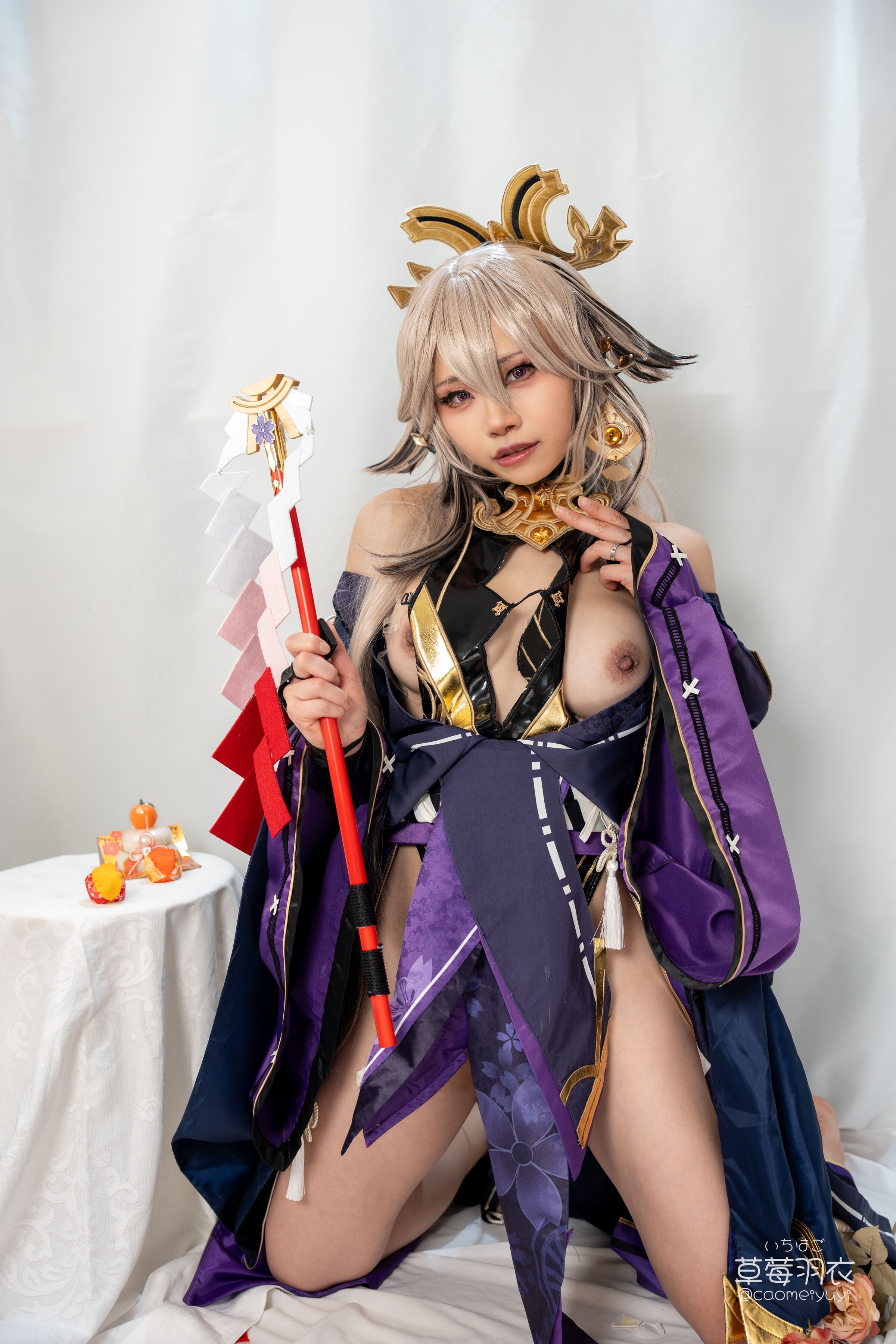 Thảo Mơ Vũ Y] [Đen Gyaru Yae Miko] Màu Mực Anh Đào Của Đêm Sinh Nhã Nghệ
