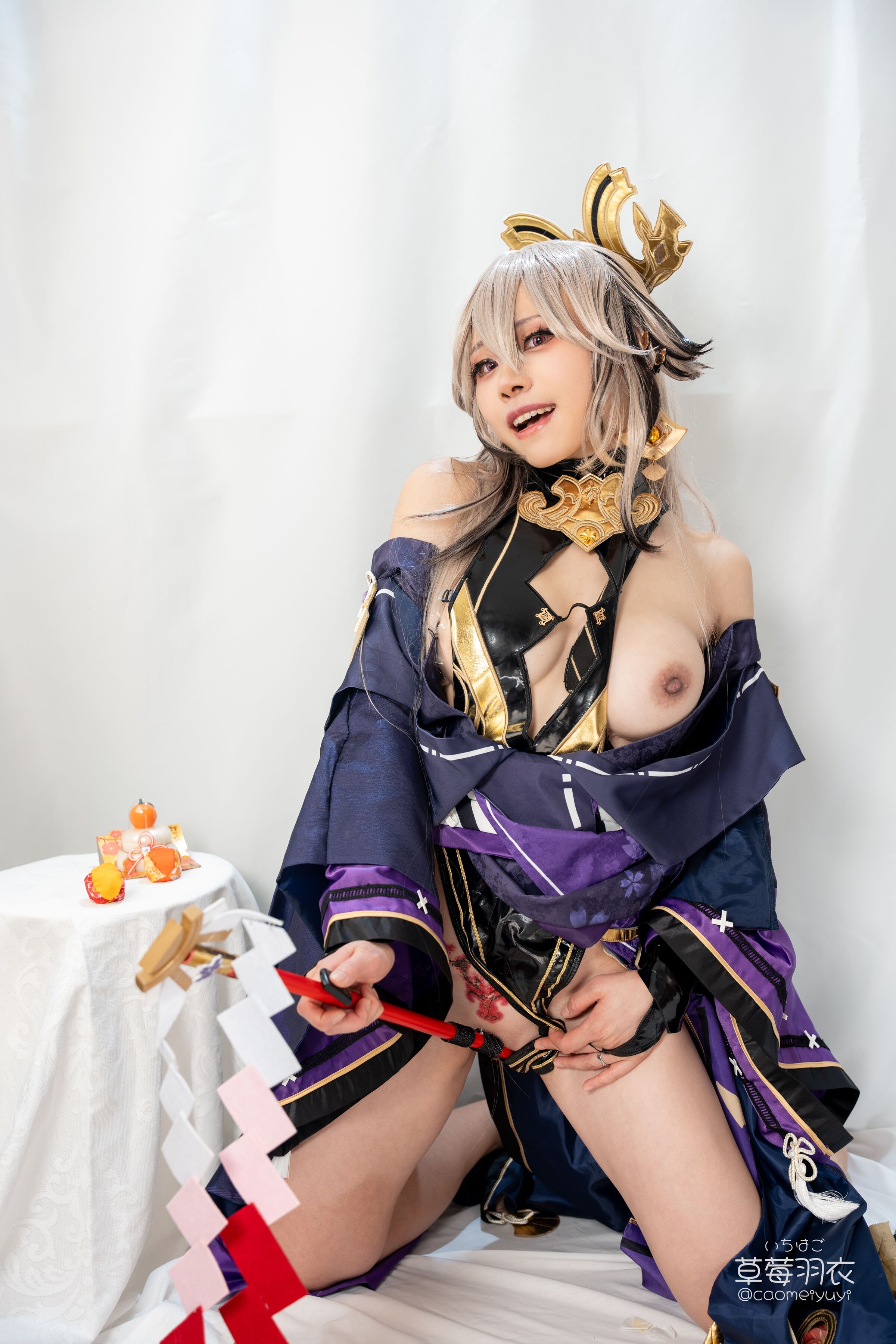 Thảo Mơ Vũ Y] [Đen Gyaru Yae Miko] Màu Mực Anh Đào Của Đêm Sinh Nhã Nghệ