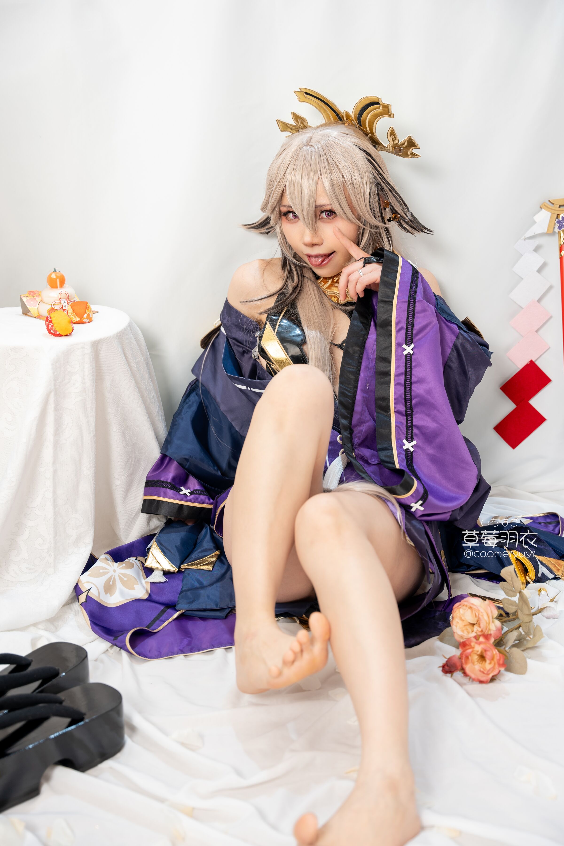Thảo Mơ Vũ Y] [Đen Gyaru Yae Miko] Màu Mực Anh Đào Của Đêm Sinh Nhã Nghệ
