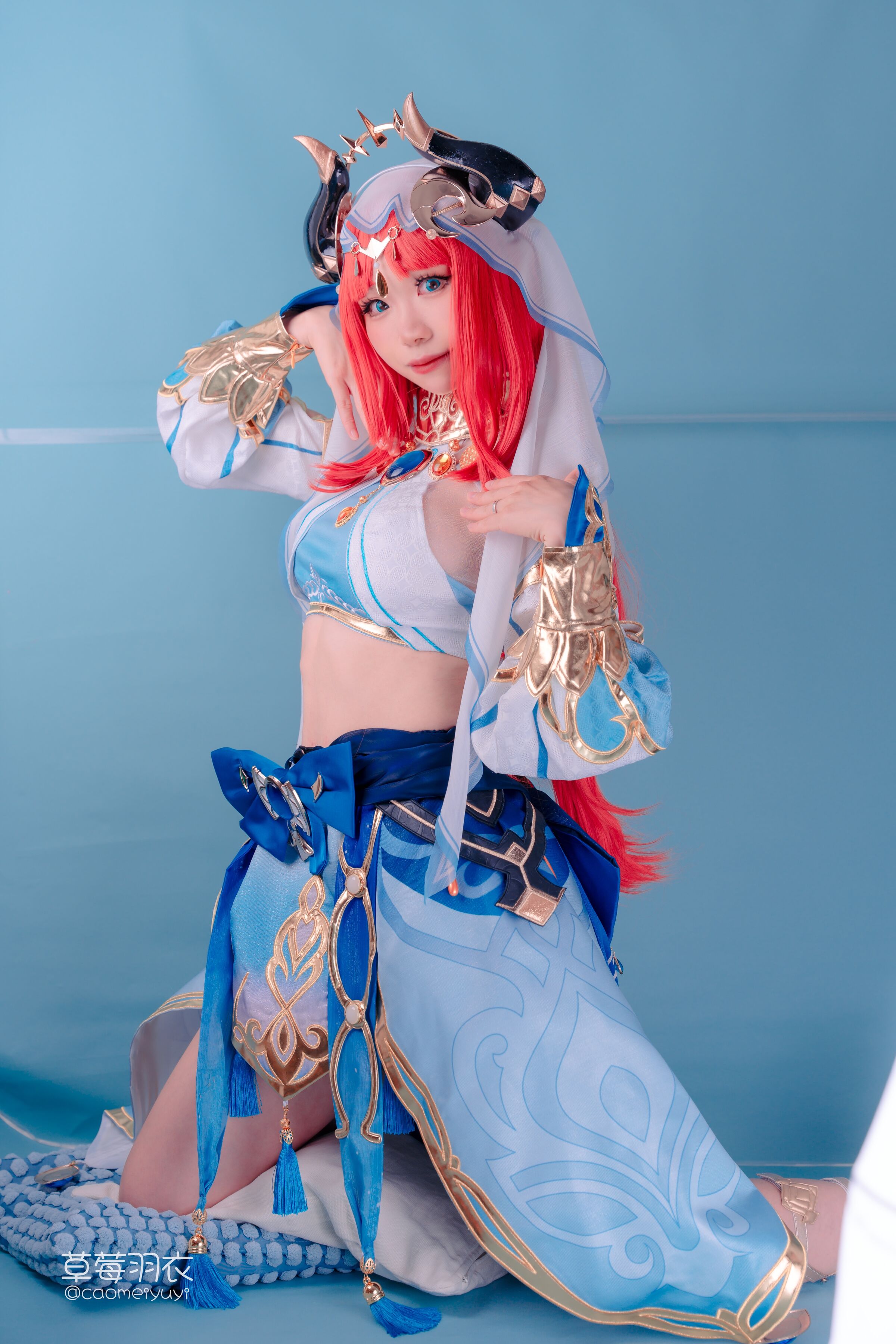 Strawberry Feather Garment] A Dance of Prayer Dedicated to the Flower God