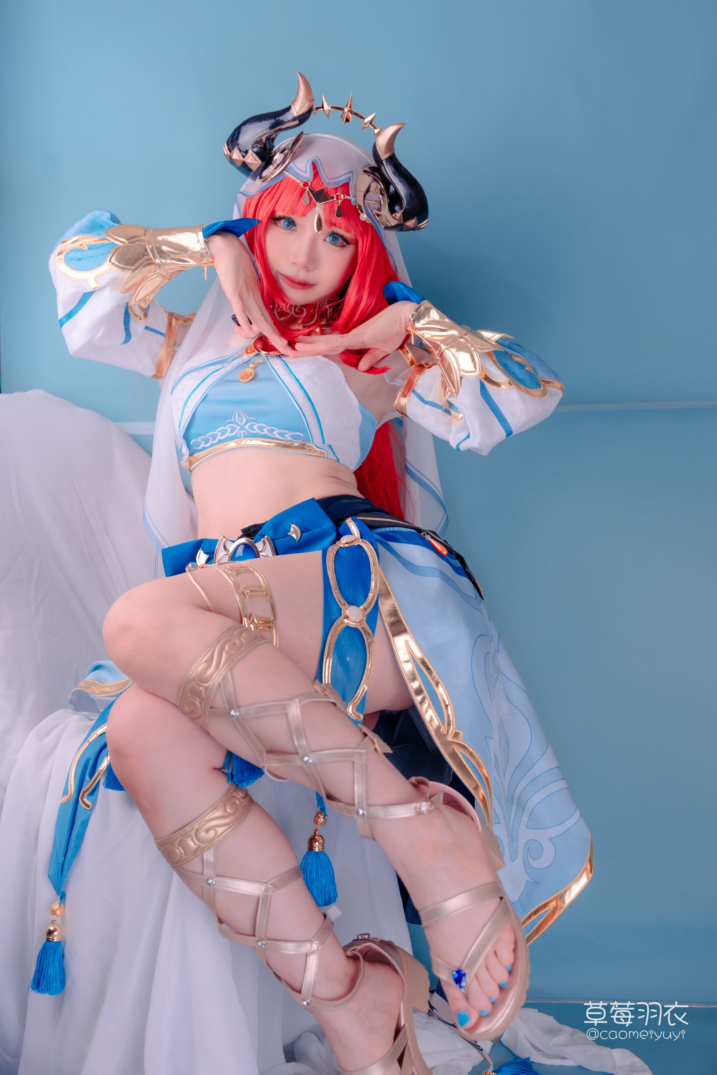 Strawberry Feather Garment] A Dance of Prayer Dedicated to the Flower God