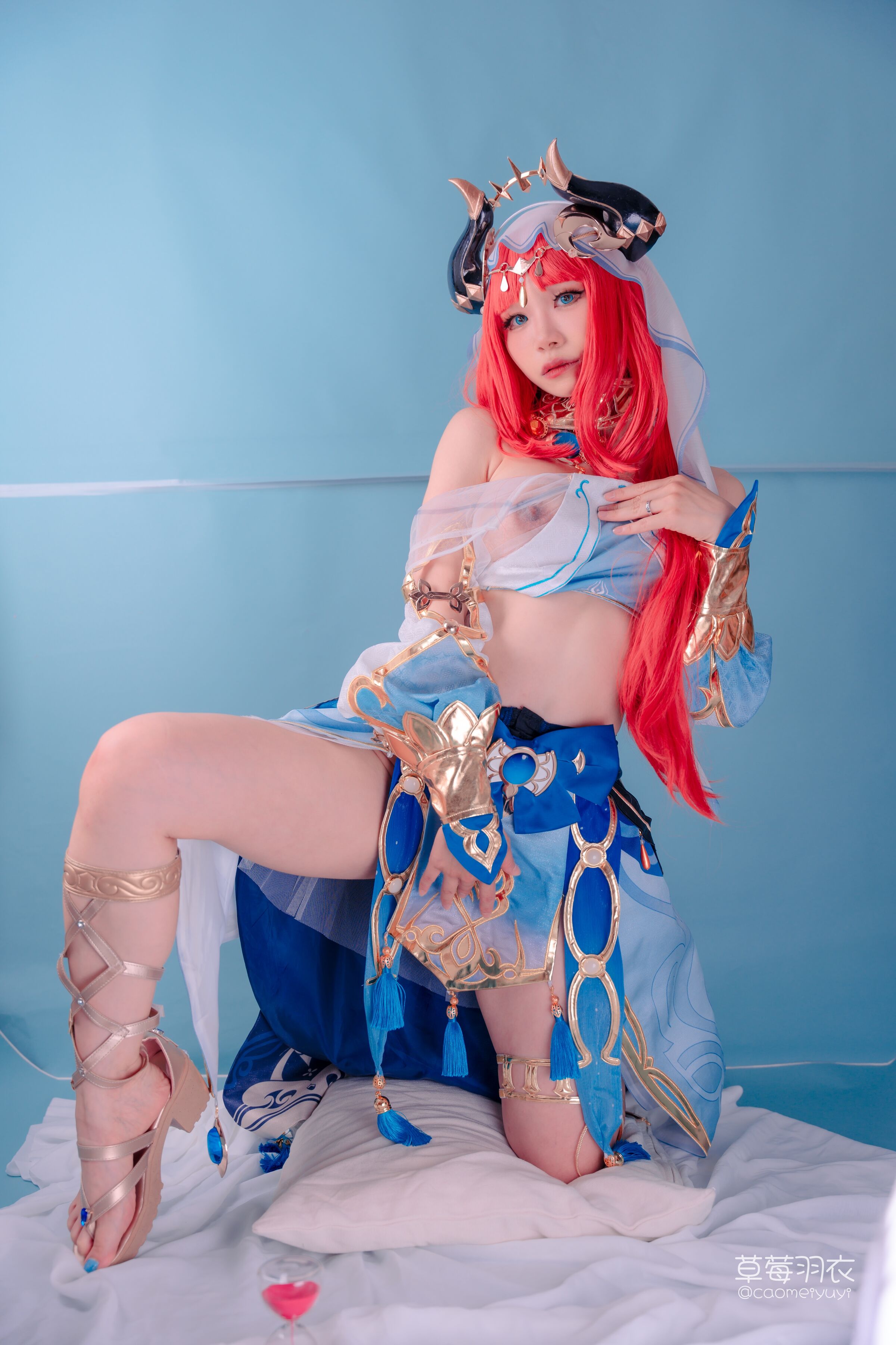 Strawberry Feather Garment] A Dance of Prayer Dedicated to the Flower God
