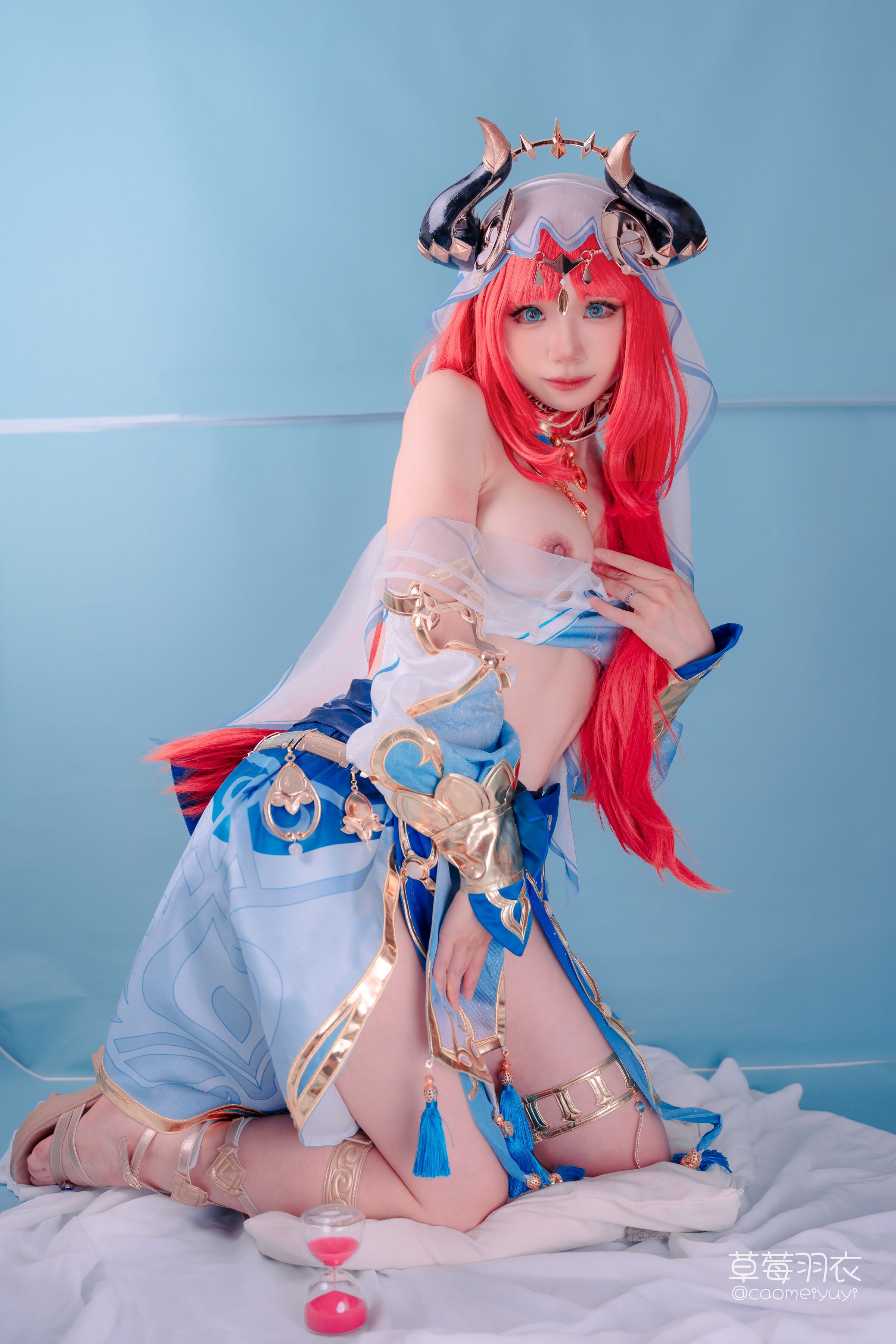 Strawberry Feather Garment] A Dance of Prayer Dedicated to the Flower God