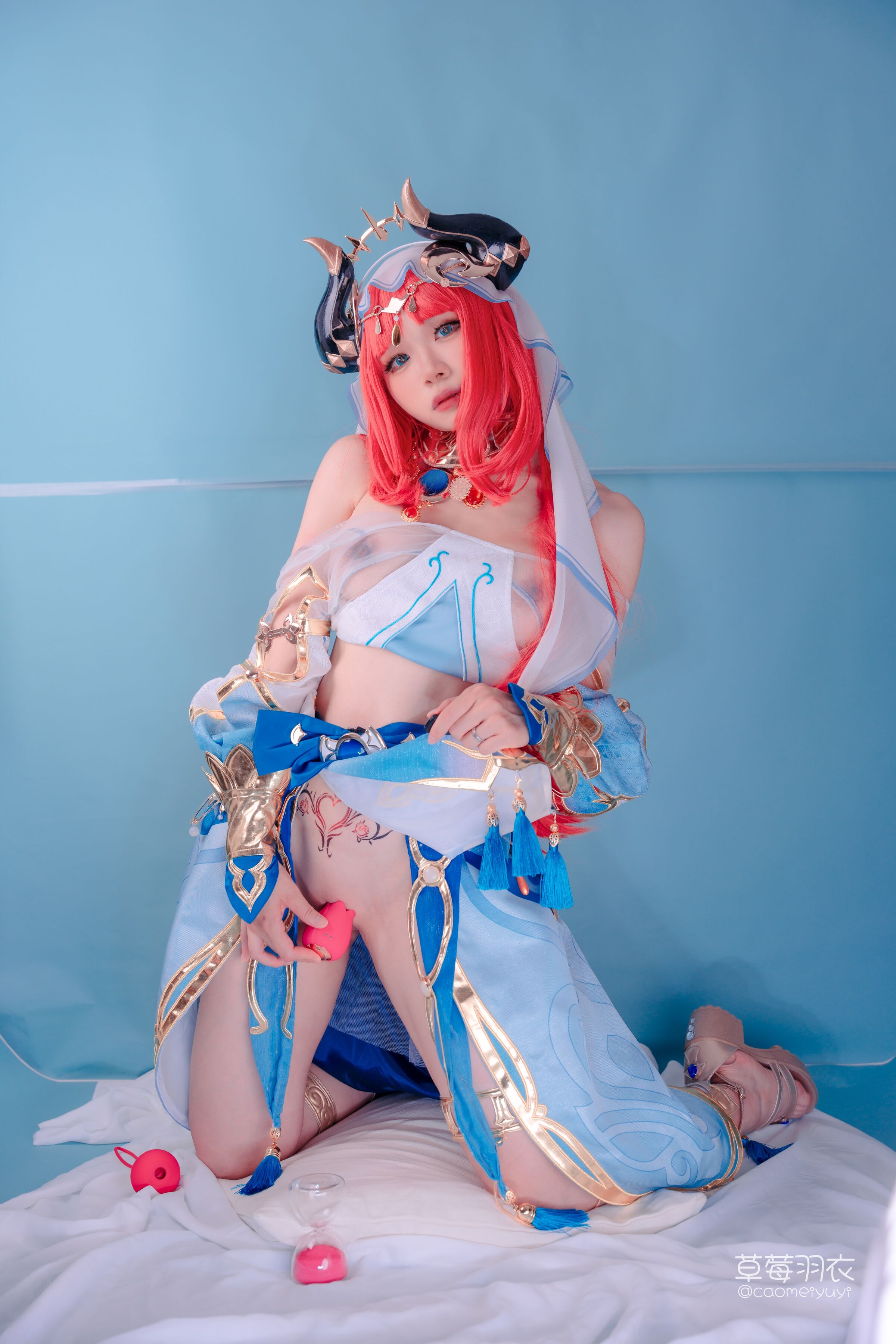 Strawberry Feather Garment] A Dance of Prayer Dedicated to the Flower God