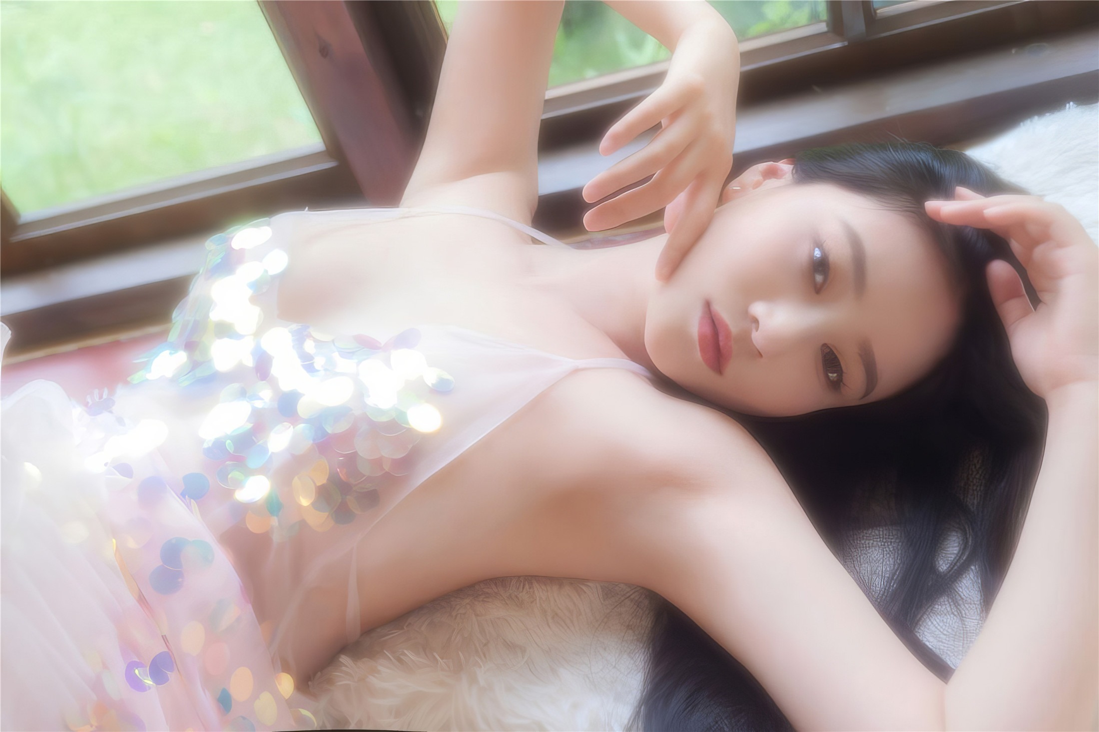 年年 - ラメ入り透明礼服 57P