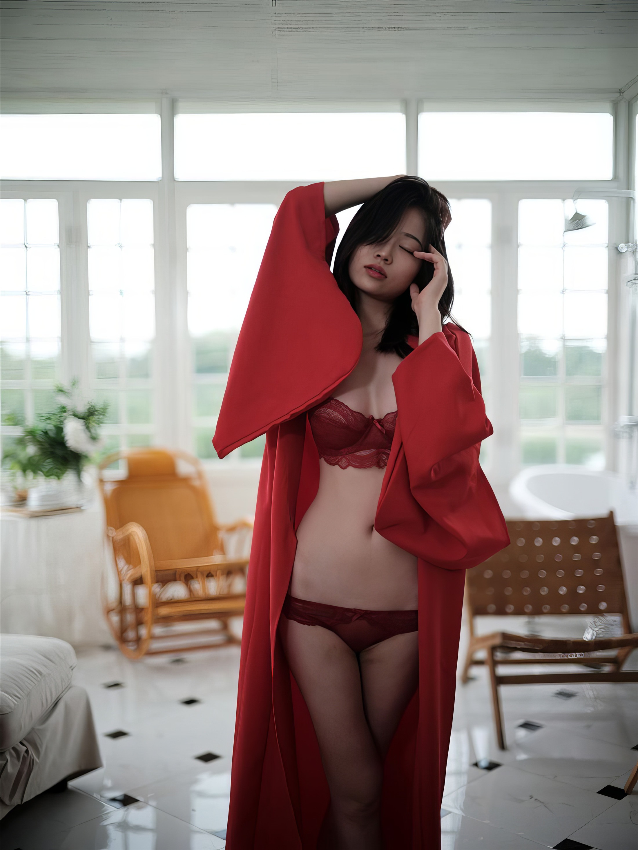 เนียนเนียน - ธีมสีแดง 34P